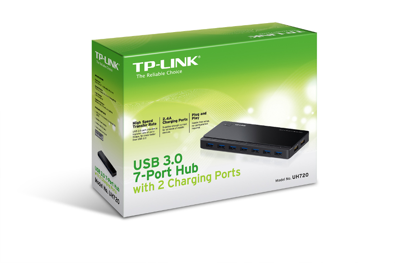 TP-Link USB3.0 Hub 7-port + 2 port za punjenje, sa napajanjem-2