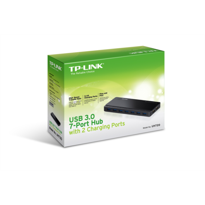 TP-Link USB3.0 Hub 7-port + 2 port za punjenje, sa napajanjem-5