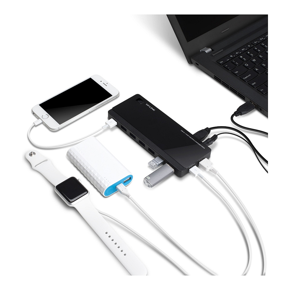 TP-Link USB3.0 Hub 7-port + 2 port za punjenje, sa napajanjem-10