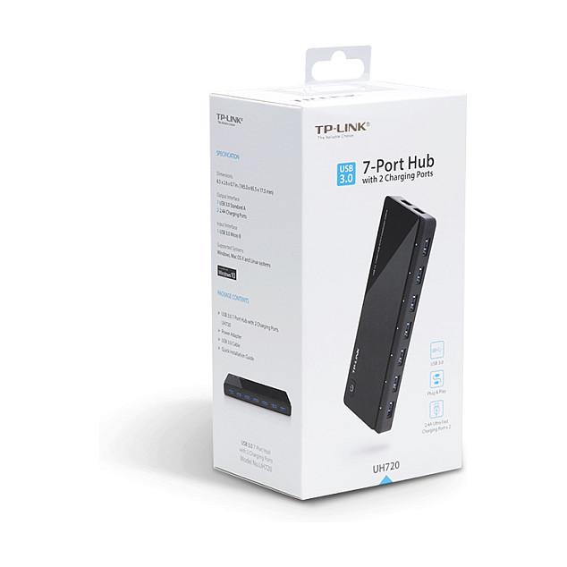 TP-Link USB3.0 Hub 7-port + 2 port za punjenje, sa napajanjem-11