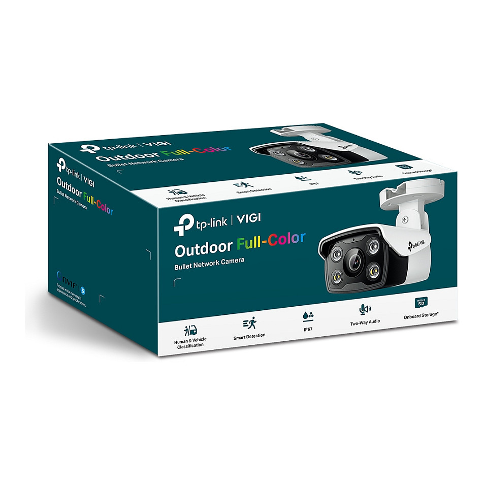 4MP Outdoor Full-Color Bullet Network CameraSPEC: H.265+/H.265/H.264+/H.264, 1/3"" Progressive Scan CMOS, Color/0.04 Lux@F1.6, 0 Lux with IR/White Light, 25fps/30fps ( 2560x1440,2304x1296, 2048x1280,-10