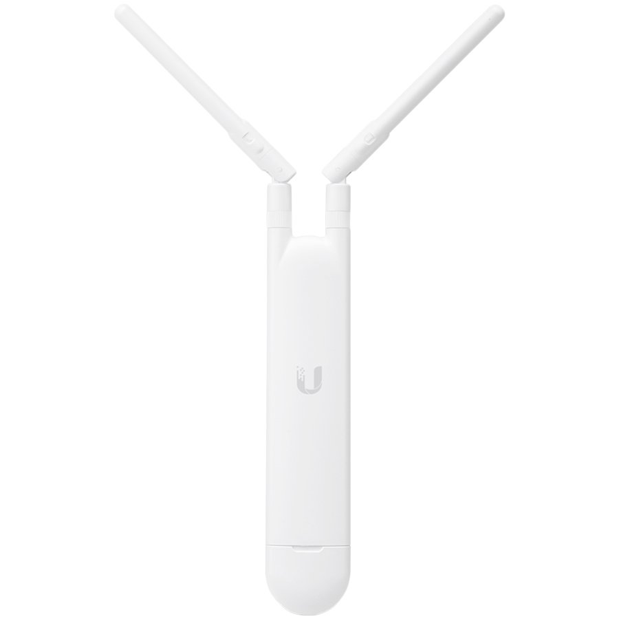 Ubiquiti UniFi Indoor/Outdoor AP, AC Mesh,2x2 MIMO,300 Mbps(2.4GHz),867 Mbps(5GHz),Passive PoE,24V,2 External Dual-Band Omni Antennas,Wall/Pole/Fast-Mount Kit Included)