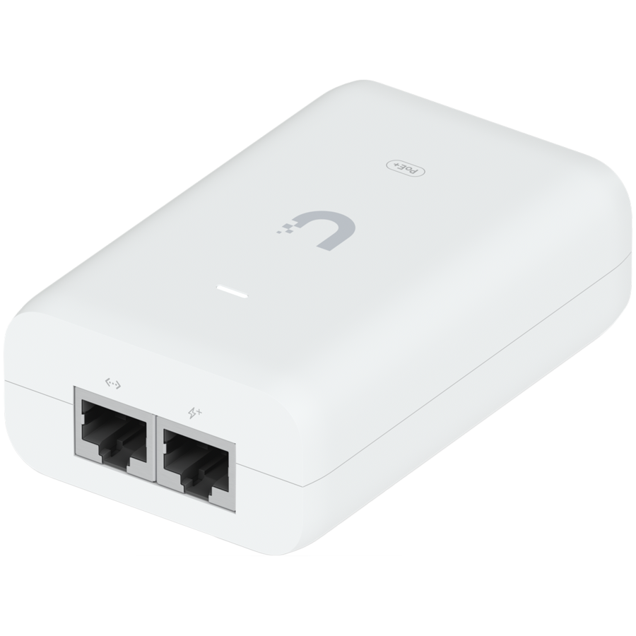 Ubiquiti PoE injector, Gigabit, 802.3at, 30W (U-POE-AT)-1