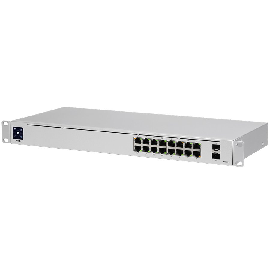 Switch UBIQUITI UniFi Managed 16-port Gigabit (8-port PoE+)-1