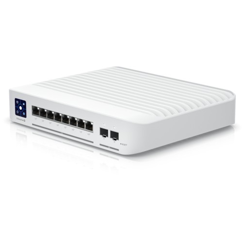 Switch UBIQUITI UniFi USW-Enterprise-8-PoE (8×2.5GbE PoE+, 2×SFP+ uplink, 120W, L3, crni)-2