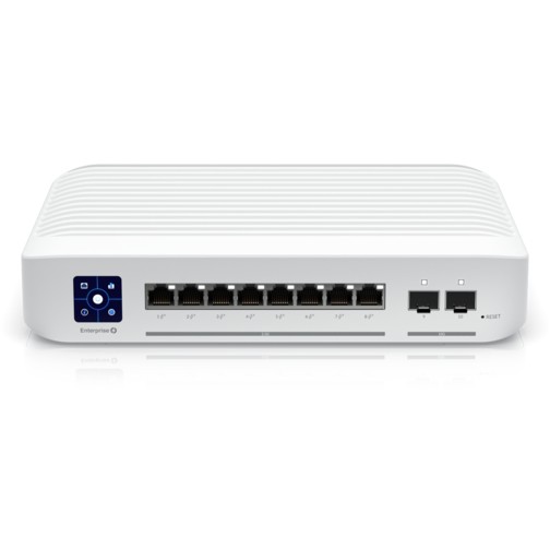 Switch UBIQUITI UniFi USW-Enterprise-8-PoE (8×2.5GbE PoE+, 2×SFP+ uplink, 120W, L3, crni)-3