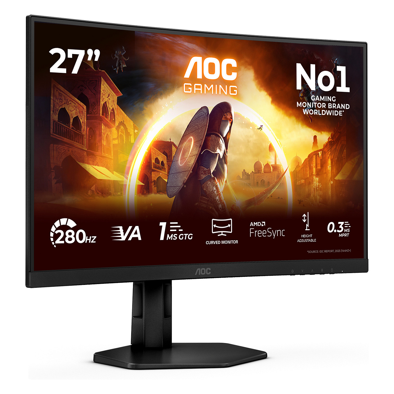 AOC C27G4ZXU 27" 280Hz curved gaming monitor-32