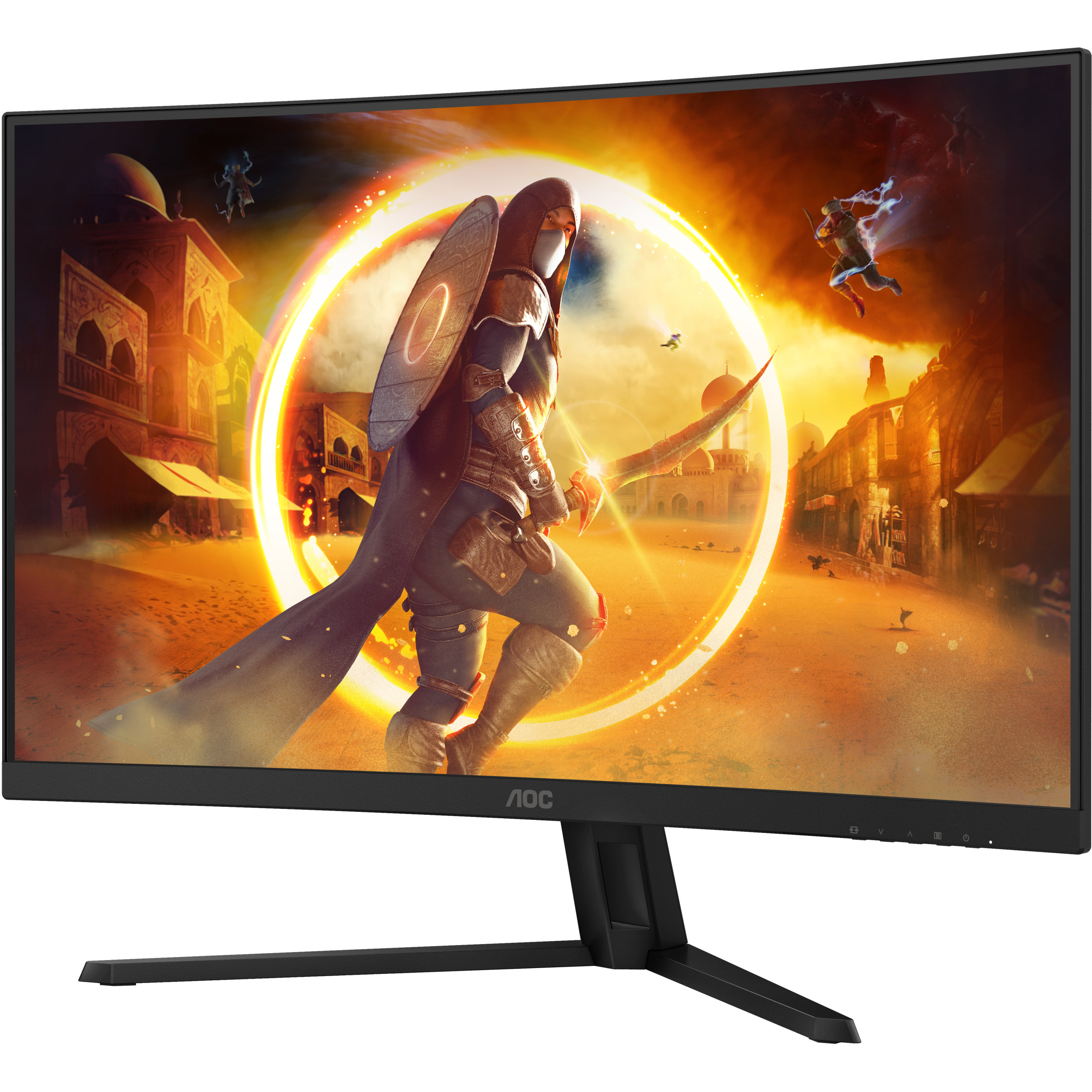 Monitor AOC CQ32G4VE (31,5", QHD, HDMIx2, DP, 180Hz, HAS, Crno siva)-21