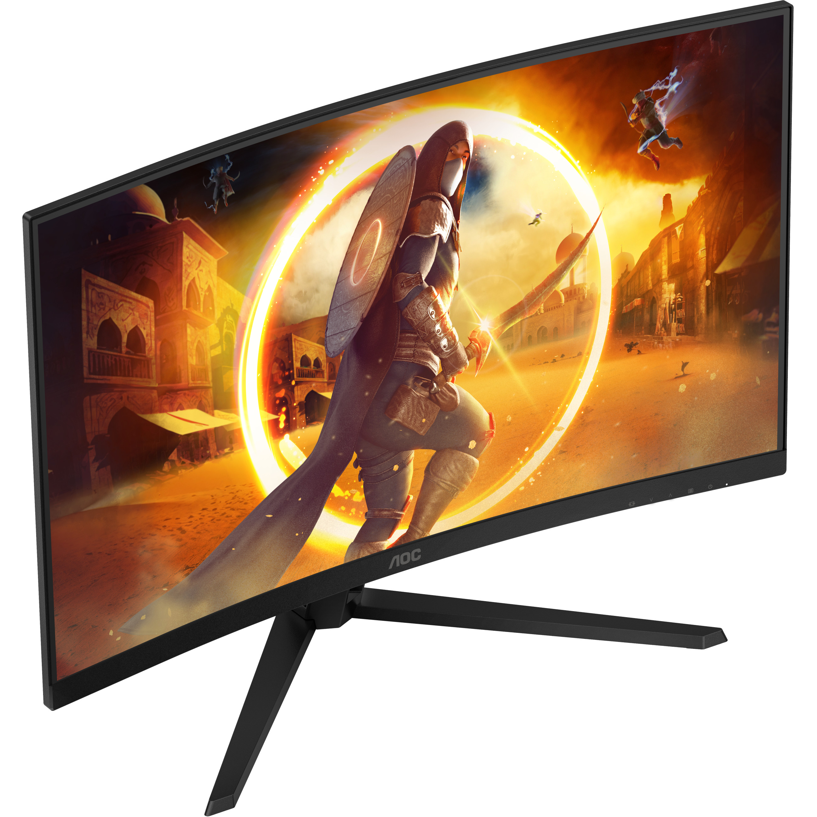 Monitor AOC CQ32G4VE (31,5", QHD, HDMIx2, DP, 180Hz, HAS, Crno siva)-22
