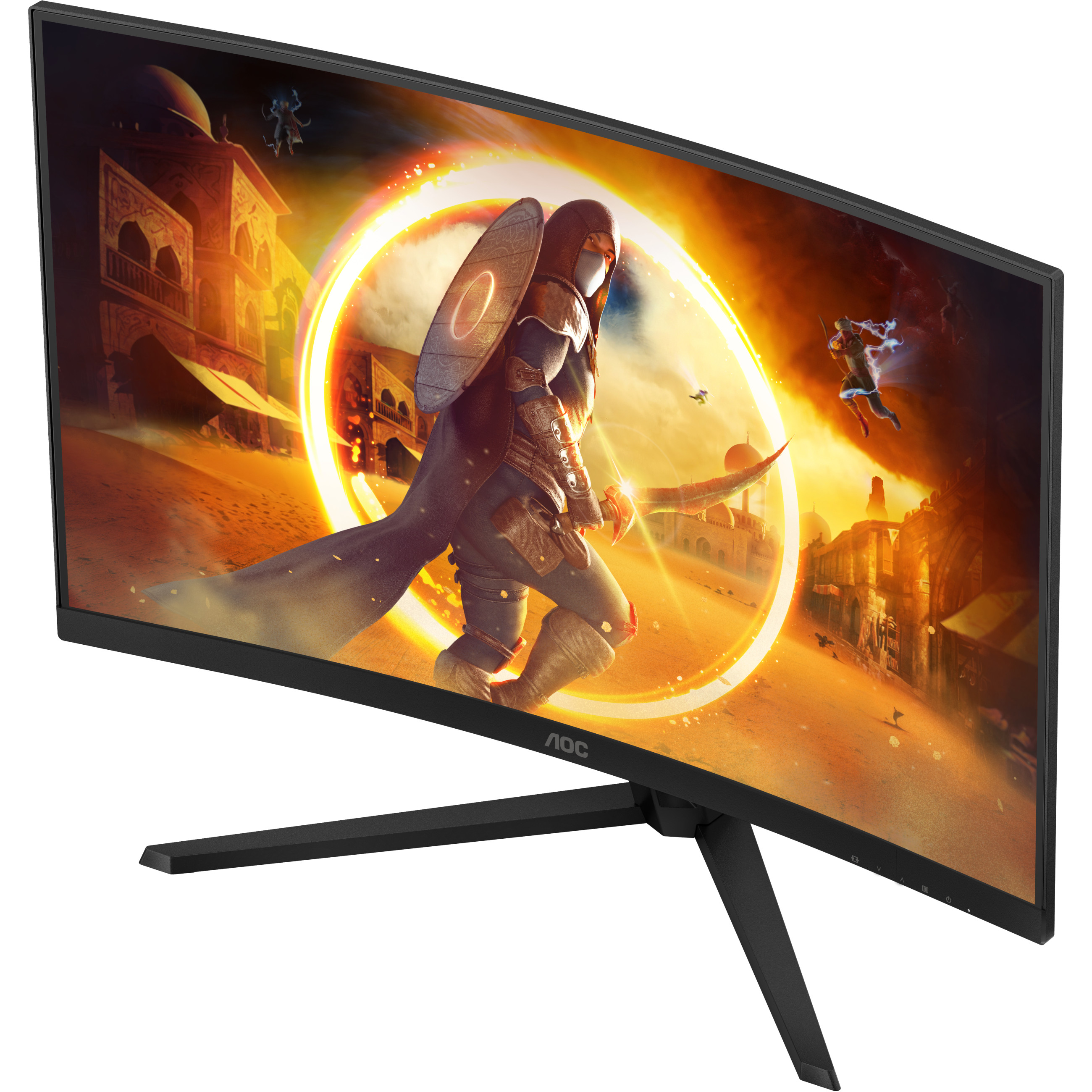 Monitor AOC CQ32G4VE (31,5", QHD, HDMIx2, DP, 180Hz, HAS, Crno siva)-23