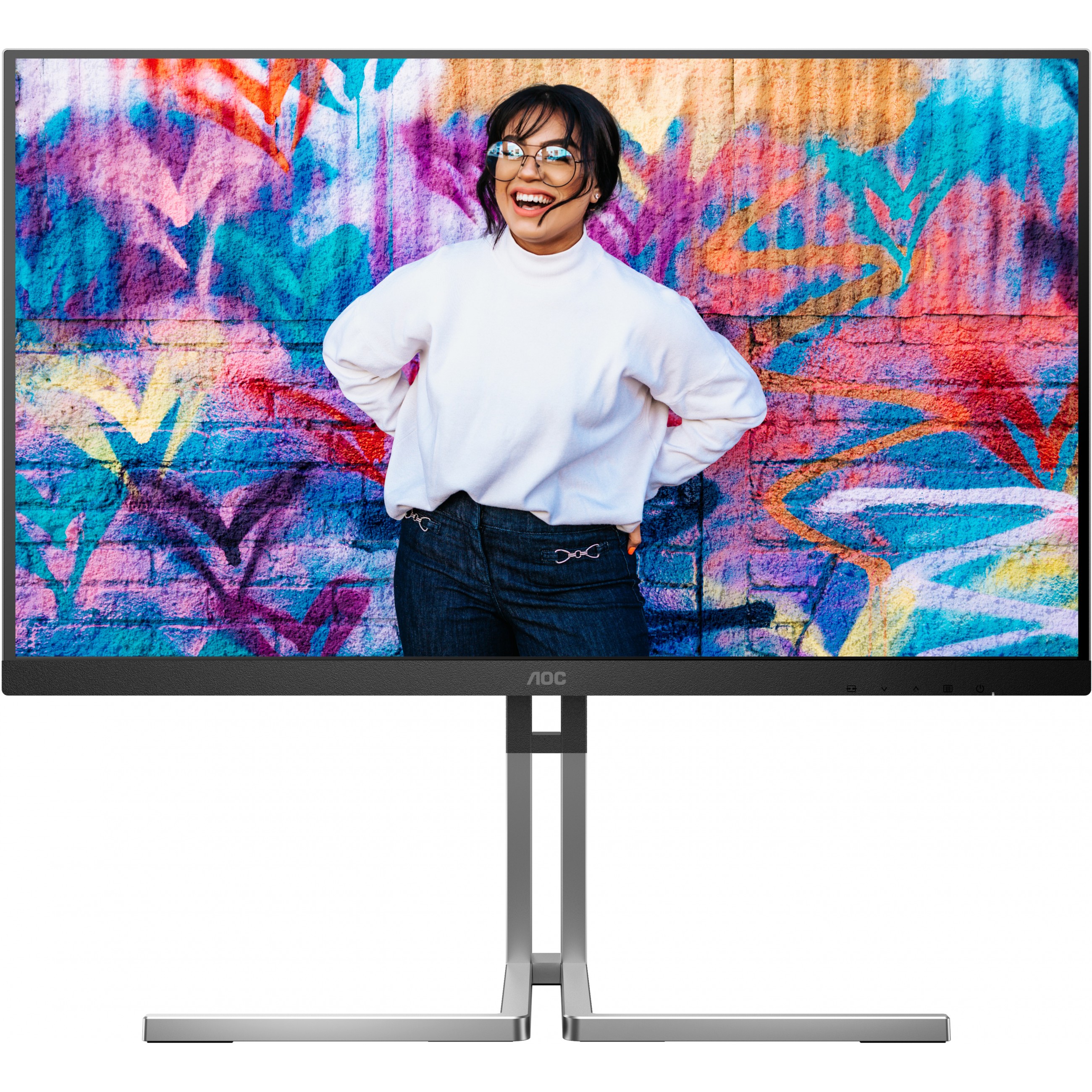 Monitor AOC Q27U3CV (27" IPS, 75Hz, 2560x1440 QHD) crni-2