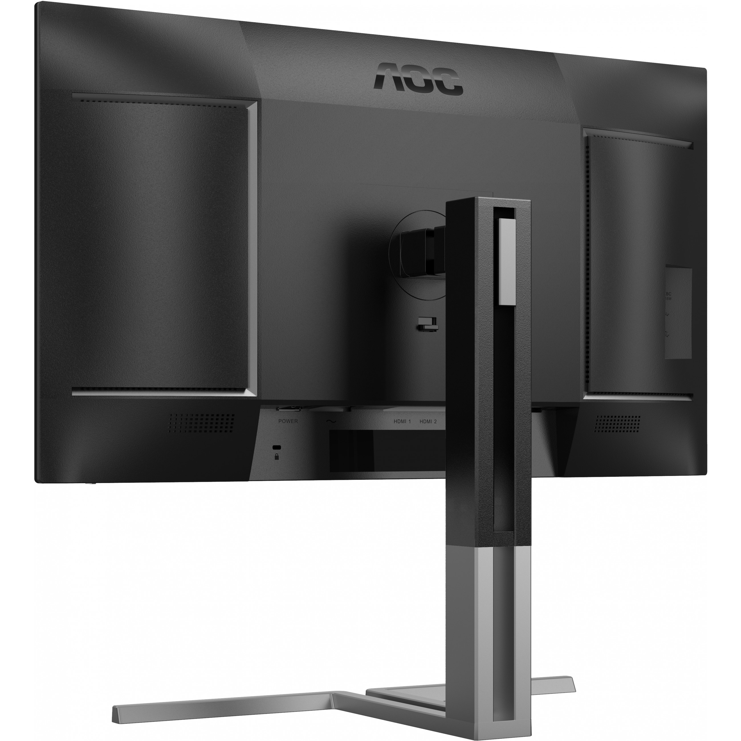 Monitor AOC U27U3CV (27", 4K, HDMI, DP, USB-C, RJ45, Crna sa srebrnim postoljem)-7