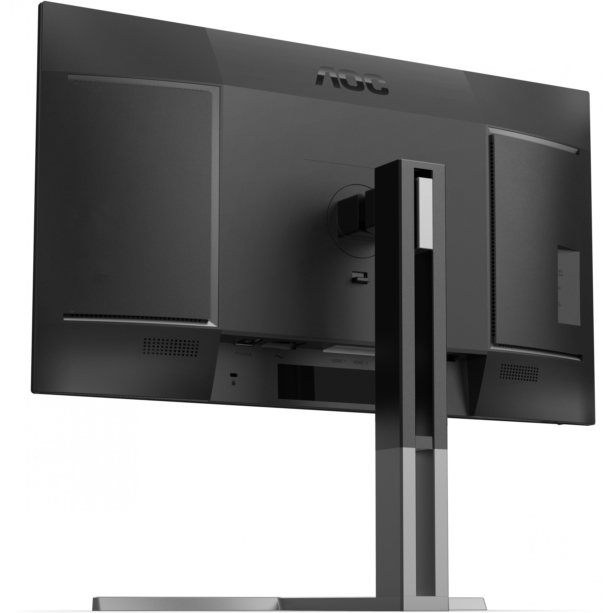 Monitor AOC U27U3CV (27", 4K, HDMI, DP, USB-C, RJ45, Crna sa srebrnim postoljem)-8