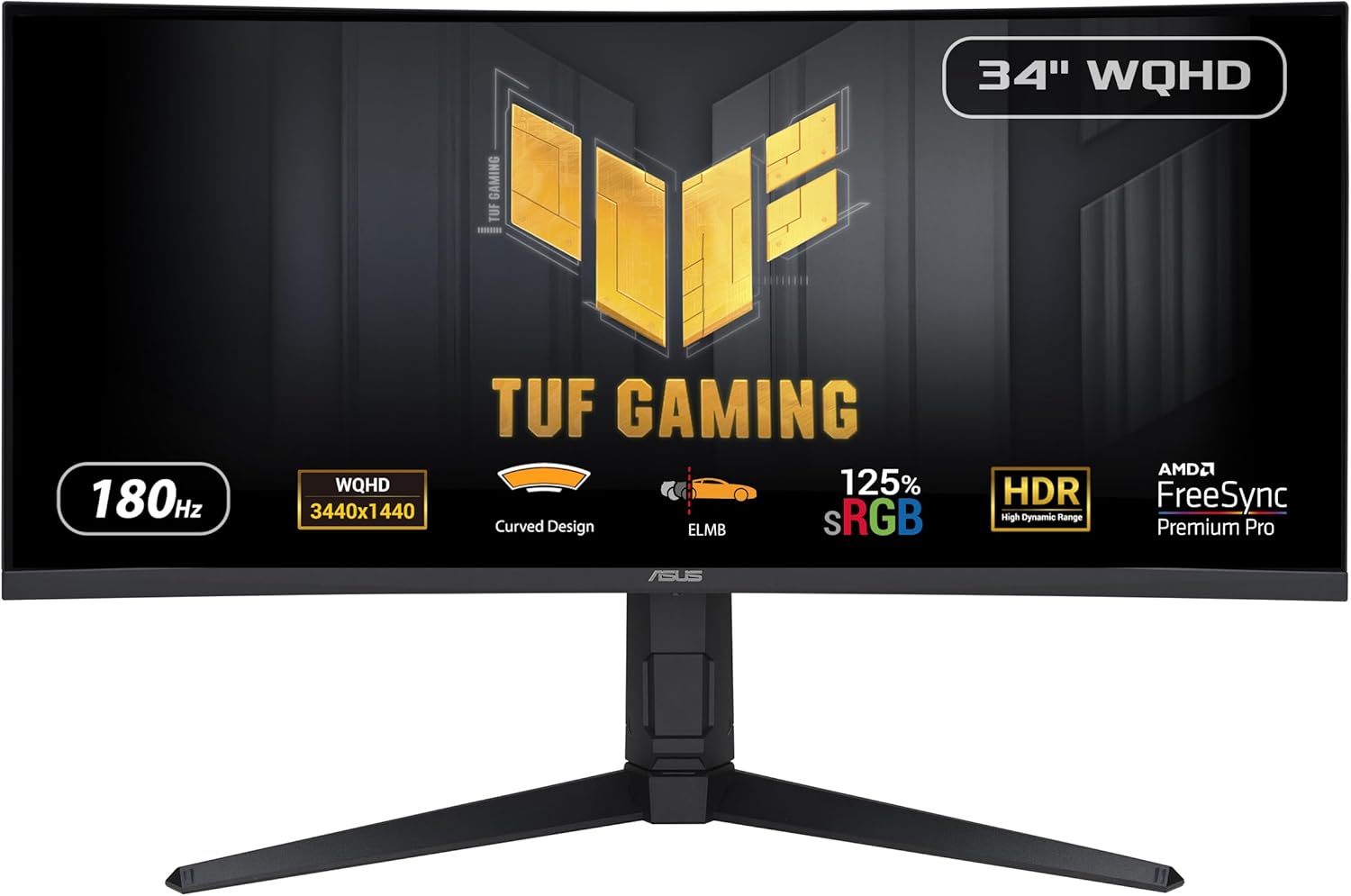 Monitor ASUS VG34VQL3A 34" 180Hz, 3440x1440, VA zakrivljeni