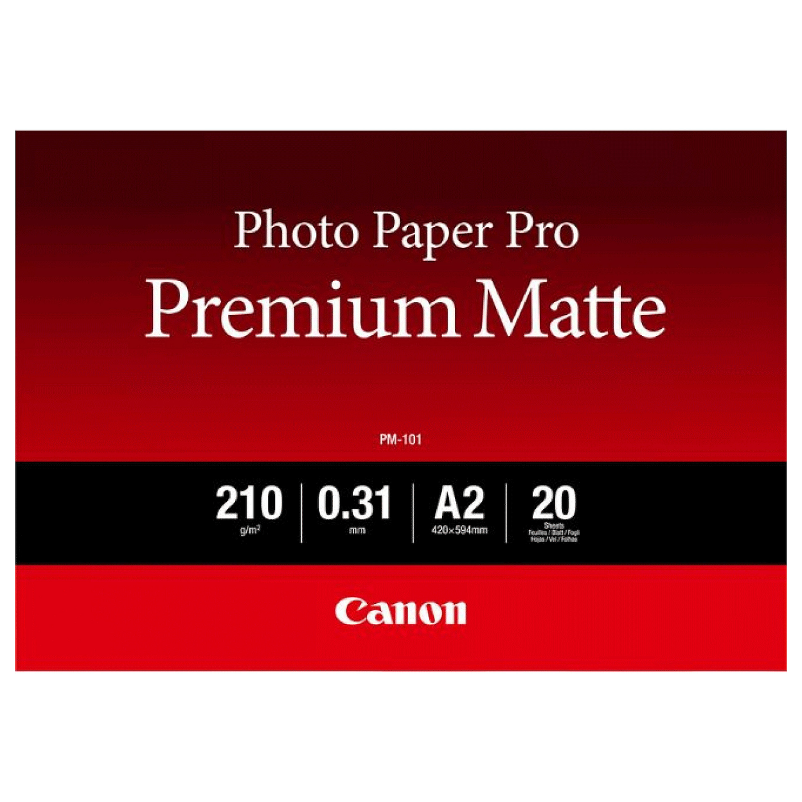 Papir za ispis fotografija CANON PM101 (A2, mat, 20 listova)-1