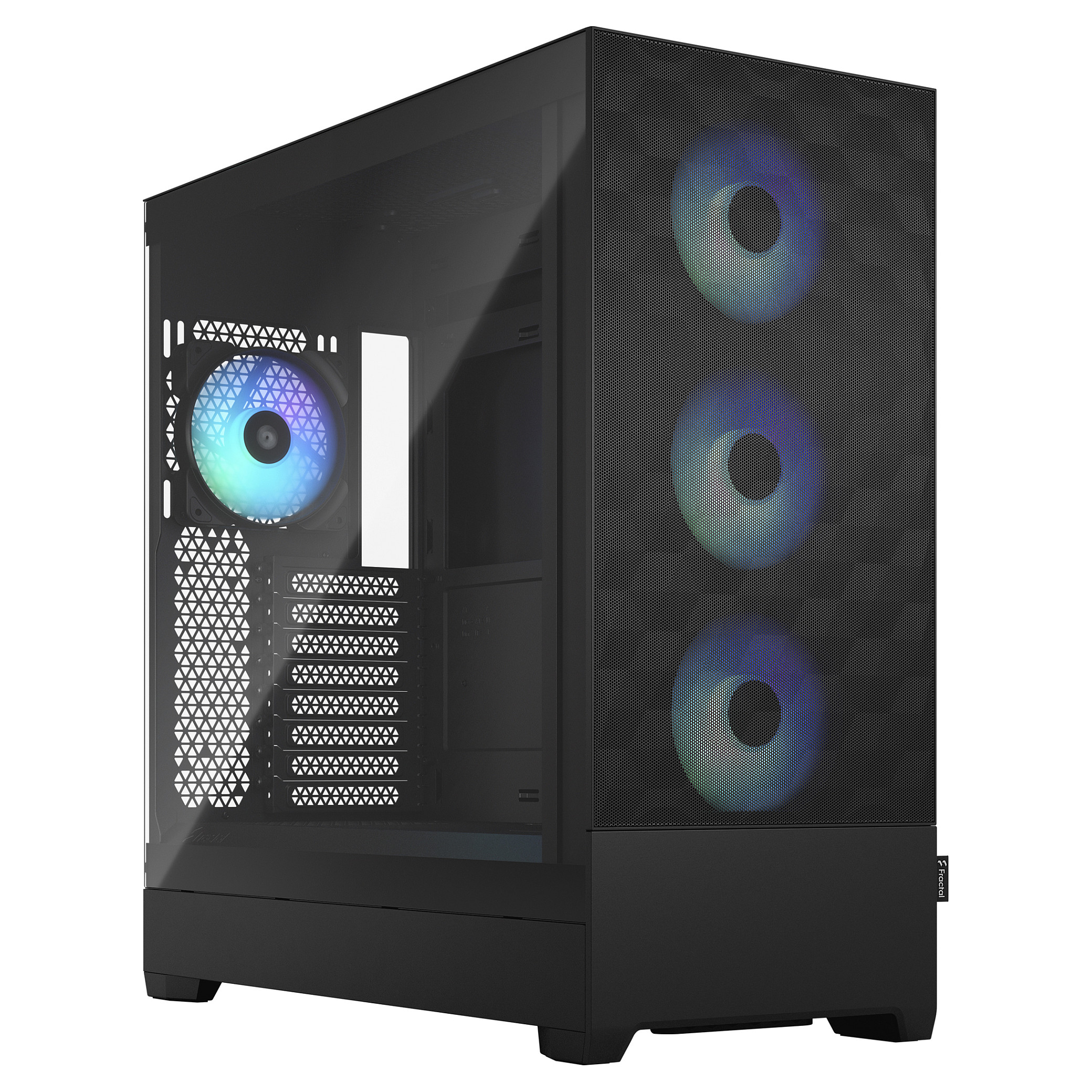 Fractal Pop XL Air RGB Black TG Clear Tint-1