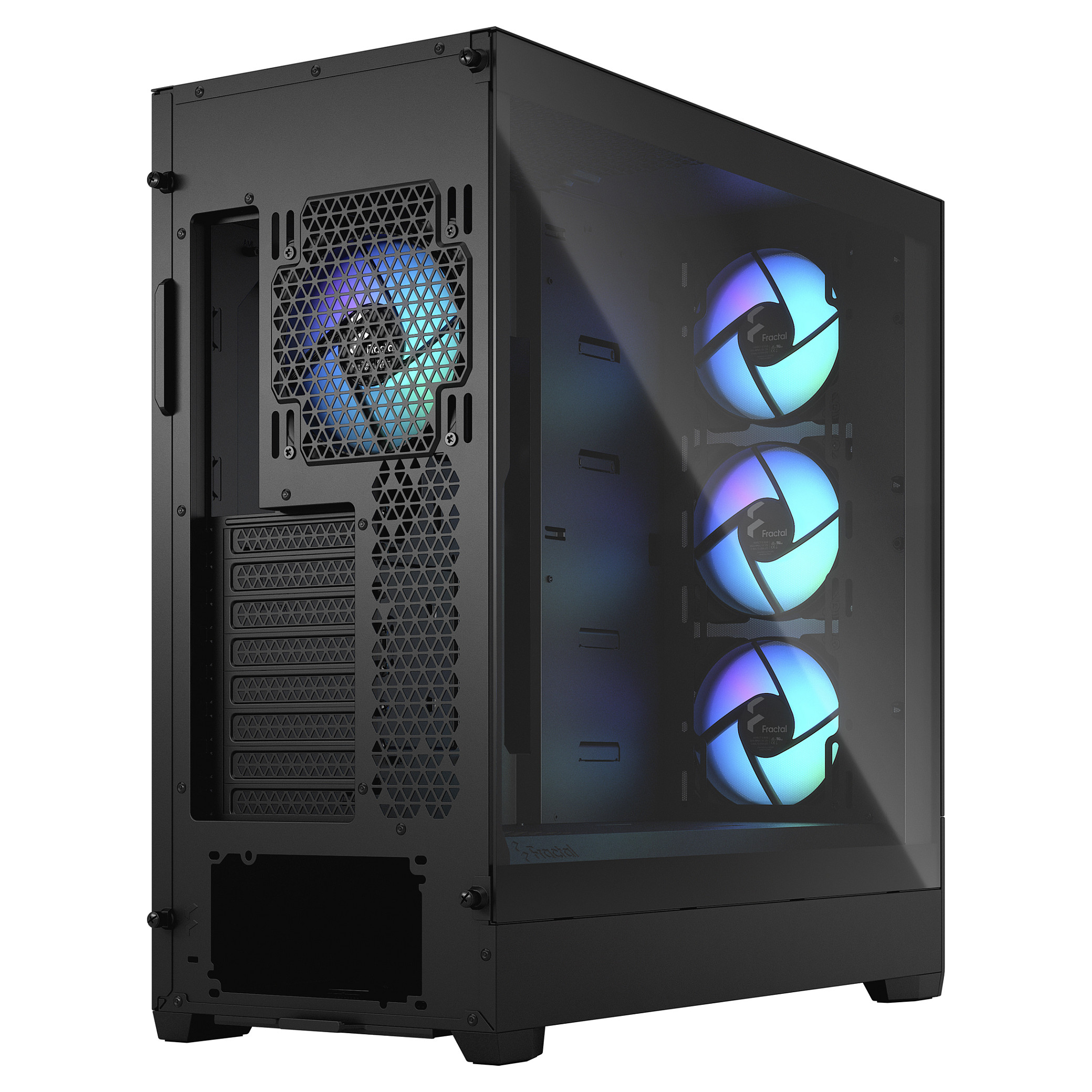 Fractal Pop XL Air RGB Black TG Clear Tint-6