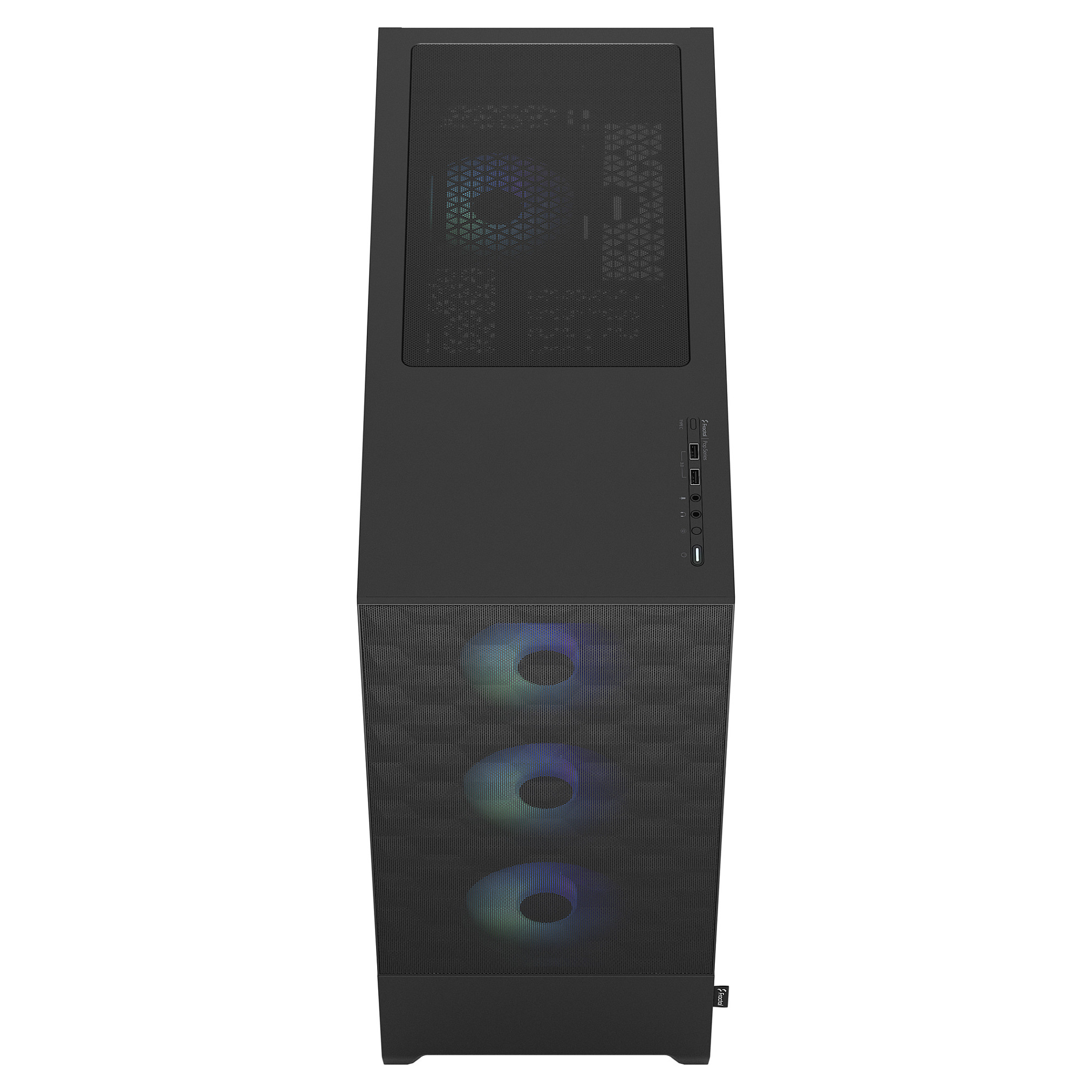Fractal Pop XL Air RGB Black TG Clear Tint-8