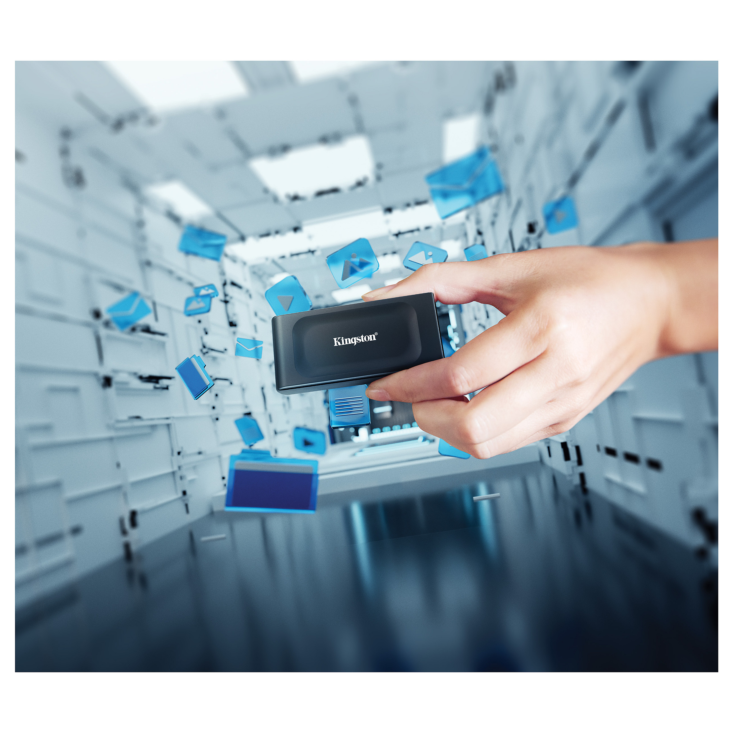 Vanjski SSD KINGSTON XS1000 (2TB, USB 3.2 Gen 2, USB-C, crni)-11