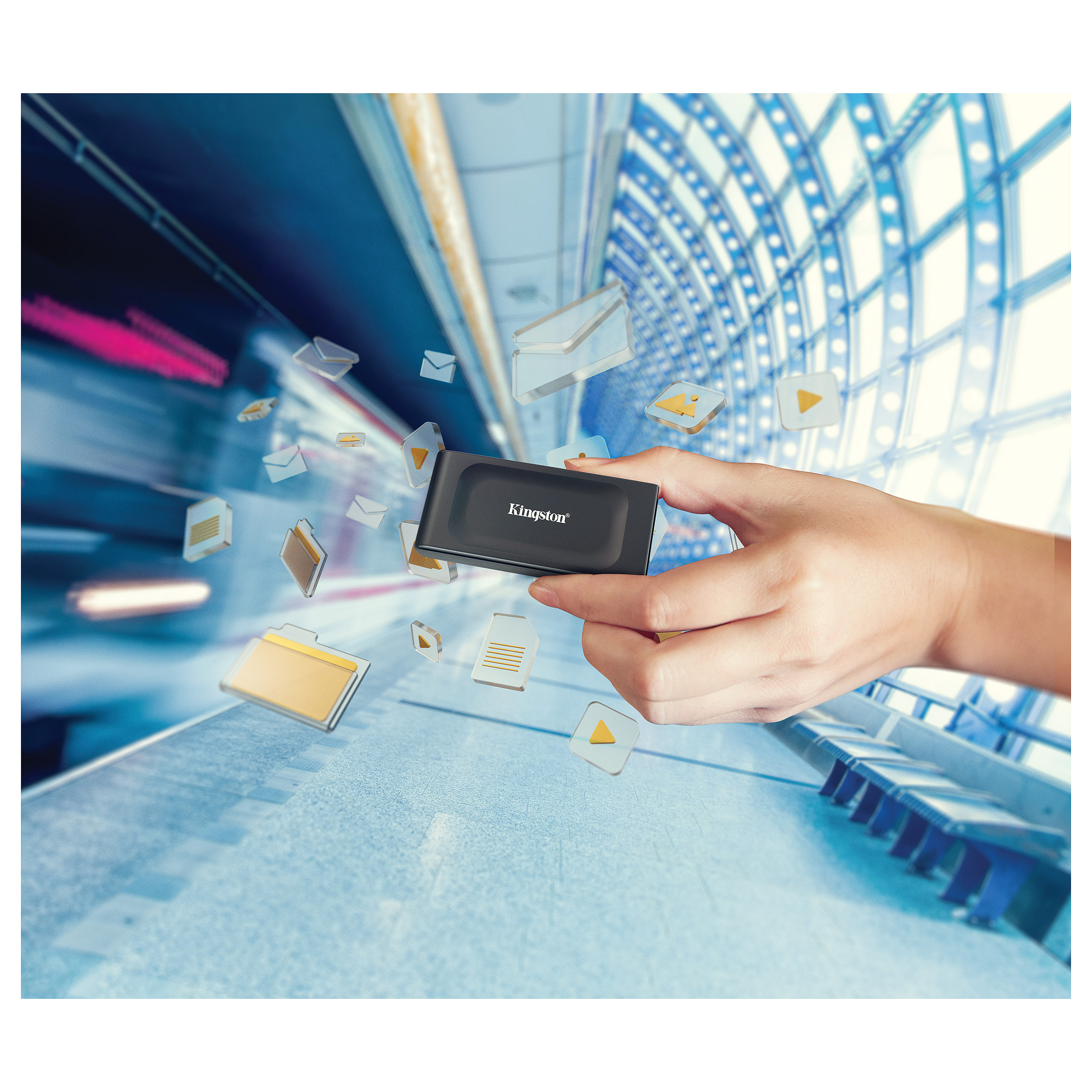 Vanjski SSD KINGSTON XS1000 (2TB, USB 3.2 Gen 2, USB-C, crni)-12