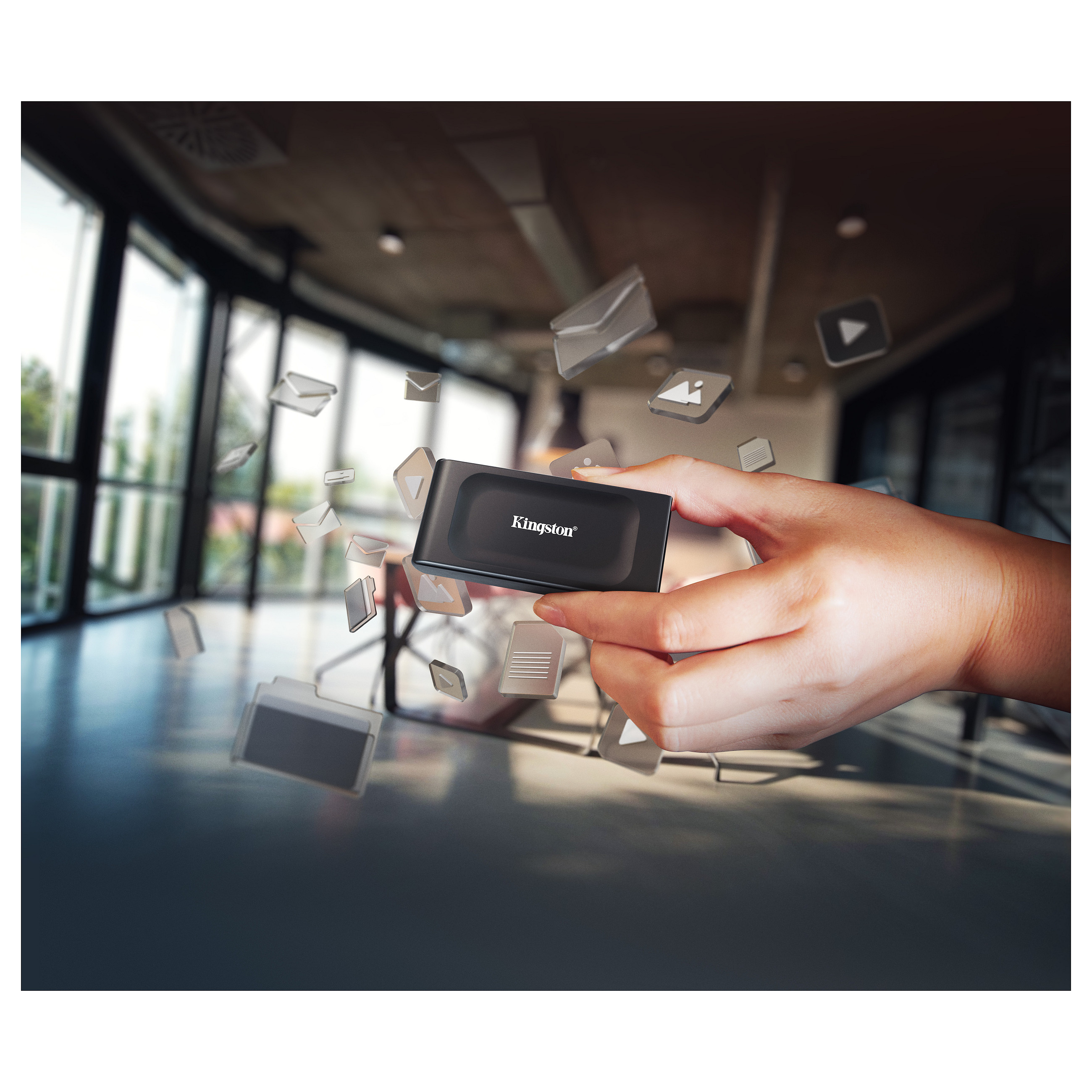 Vanjski SSD KINGSTON XS1000 (2TB, USB 3.2 Gen 2, USB-C, crni)-13