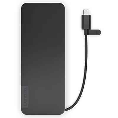 Priključna stanica za laptop LENOVO 4X11N40212 USB-C Slim Travel Dock, žična, crna-3