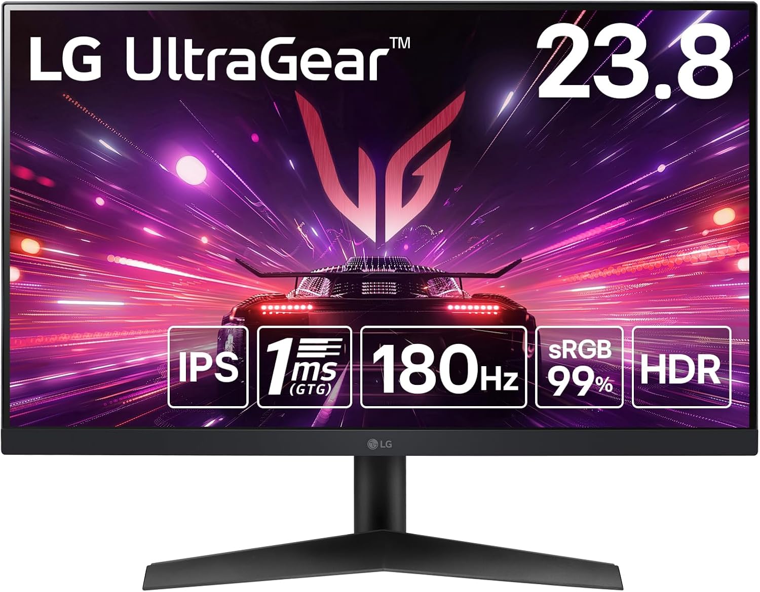 LG 24GS60f, IPS, HDMI, DP, 180Hz, 1ms