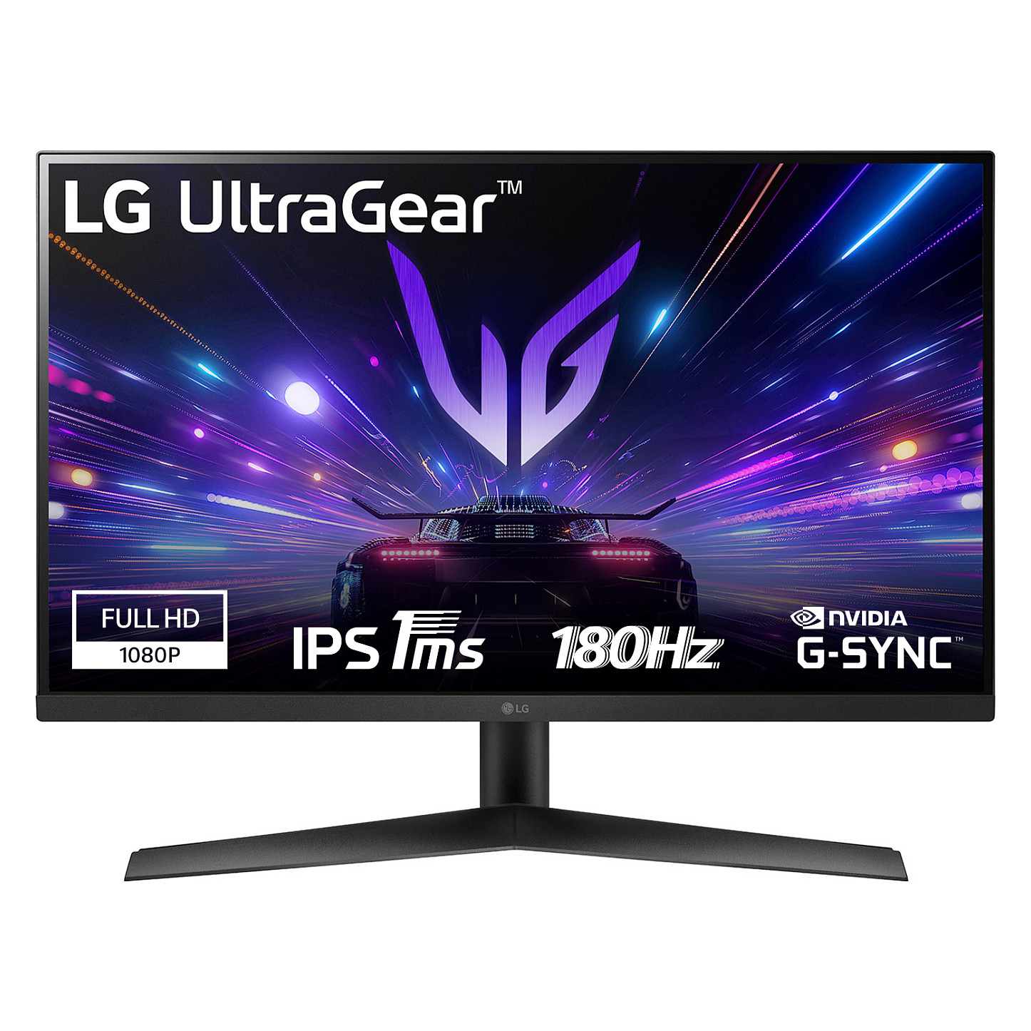 Monitor LG UltraGear 27GS60F (27", FHD, IPS, 180 Hz, 1 ms, HDR10, G-Sync Compatible, FreeSync Premium) crni-1