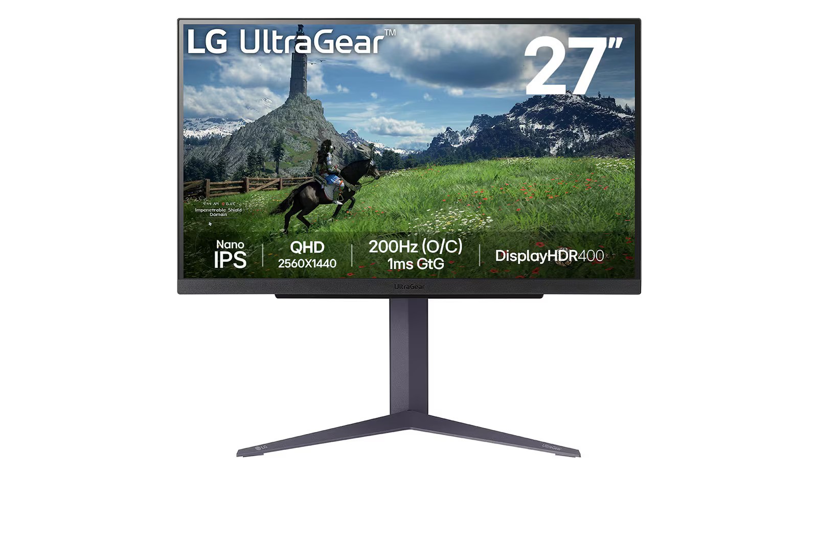 LG 27GS85Q, IPS, QHD, 2xHDMI, DP, USB, 180Hz, 1ms-1