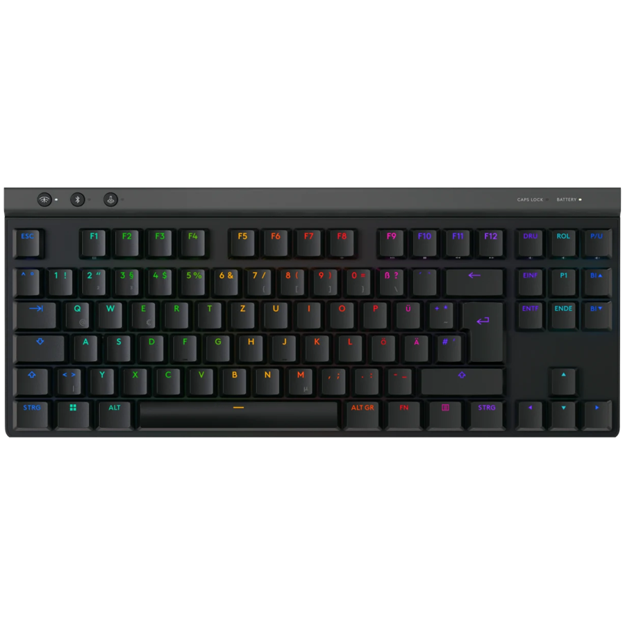 Bežična tipkovnica LOGITECH G515 LIGHTSPEED TKL (Crna, US INTL, 2.4GHz/BT, EMEA28i-935, Tactile)