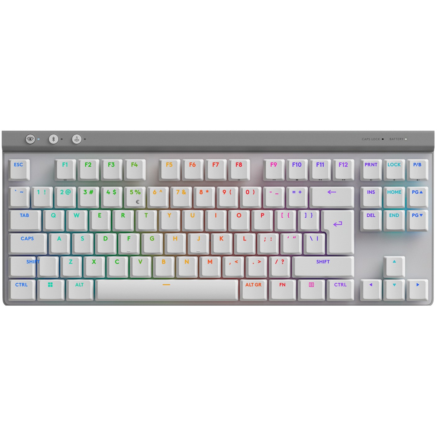 Bežična tipkovnica LOGITECH G515 LIGHTSPEED TKL (Bijela, US INTL, 2.4GHz/BT, EMEA28i-935, Tactile)-4