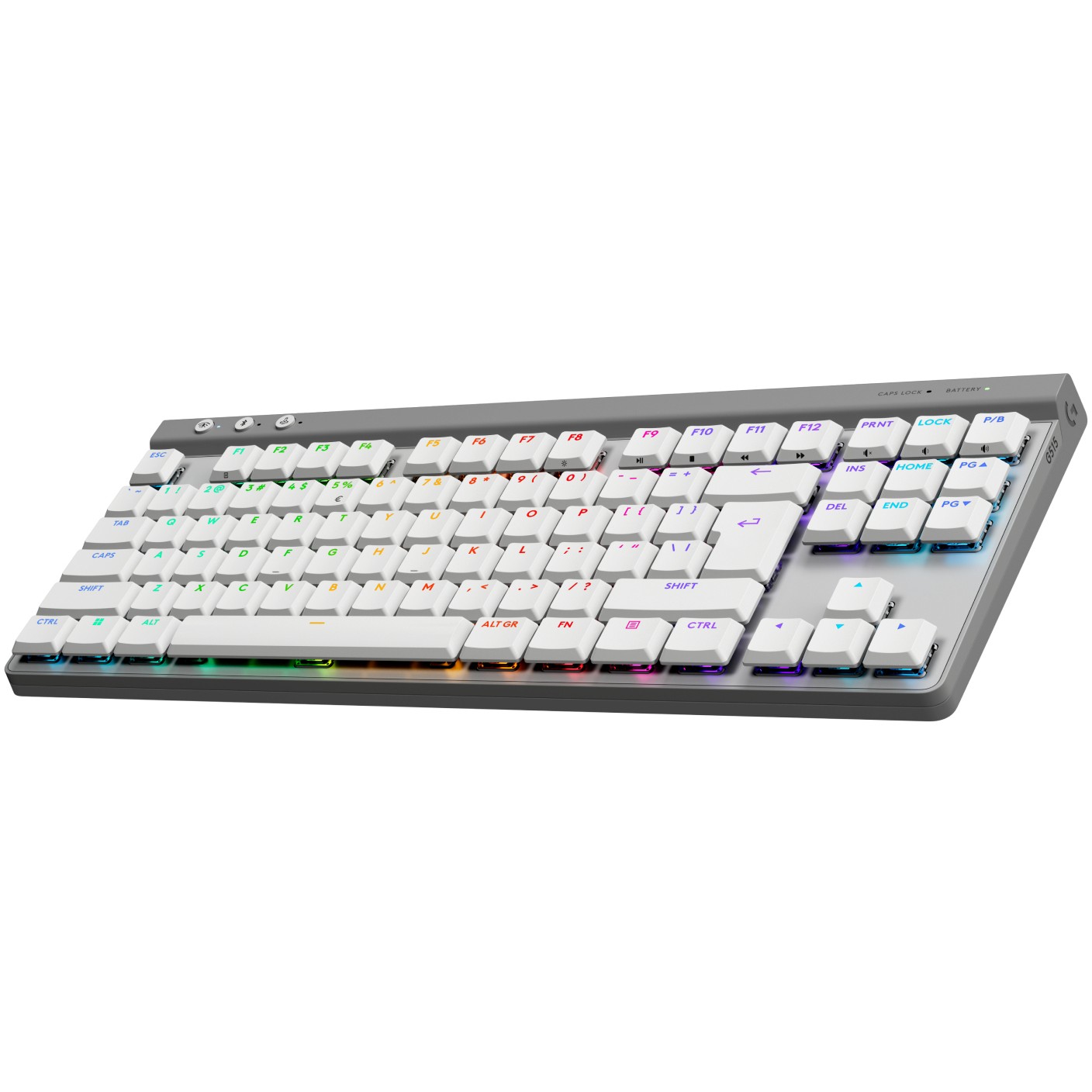 Bežična tipkovnica LOGITECH G515 LIGHTSPEED TKL (Bijela, US INTL, 2.4GHz/BT, EMEA28i-935, Tactile)-6