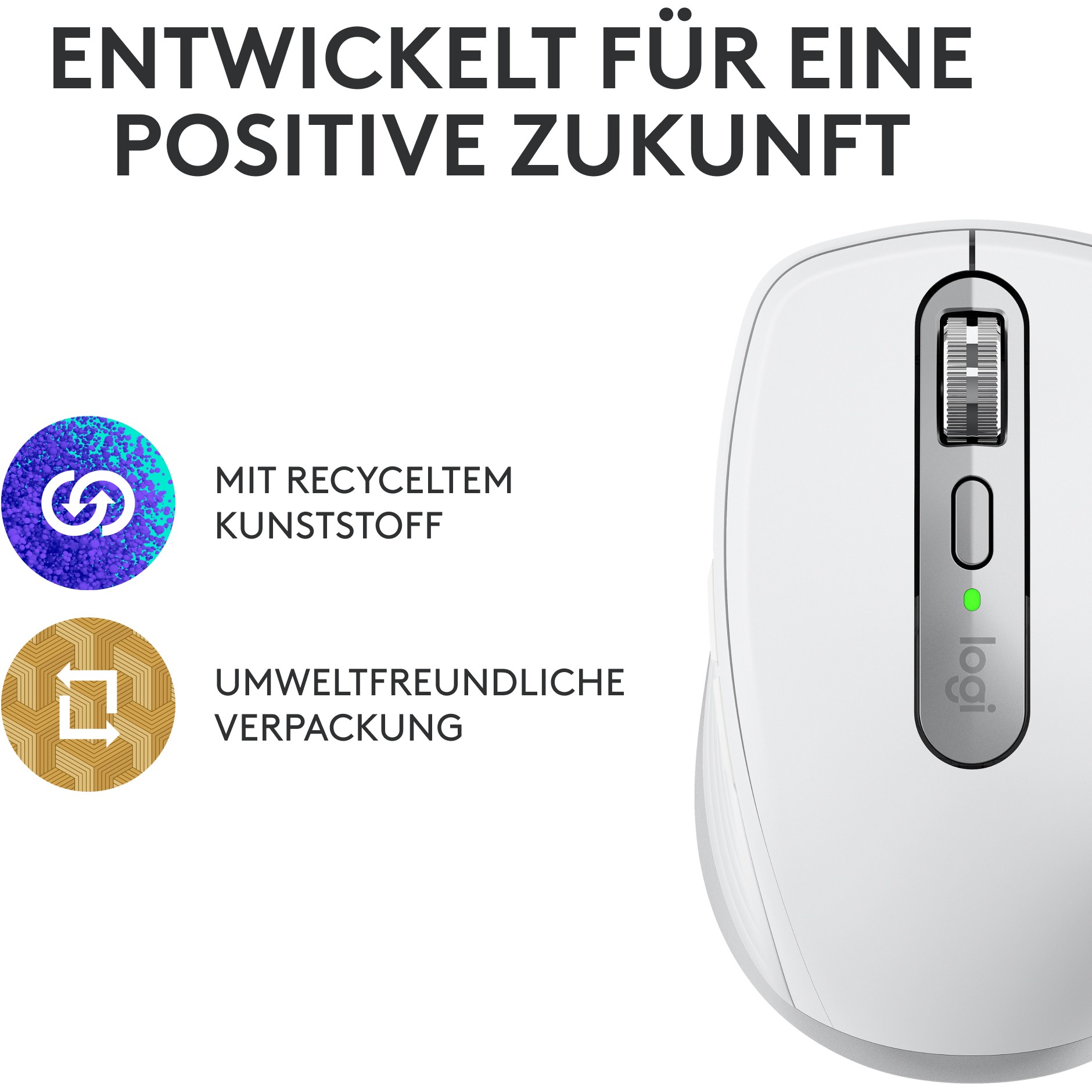 Miš LOGITECH MX Anywhere 3S - PALE GREY - 2.4GHZ/BT-9