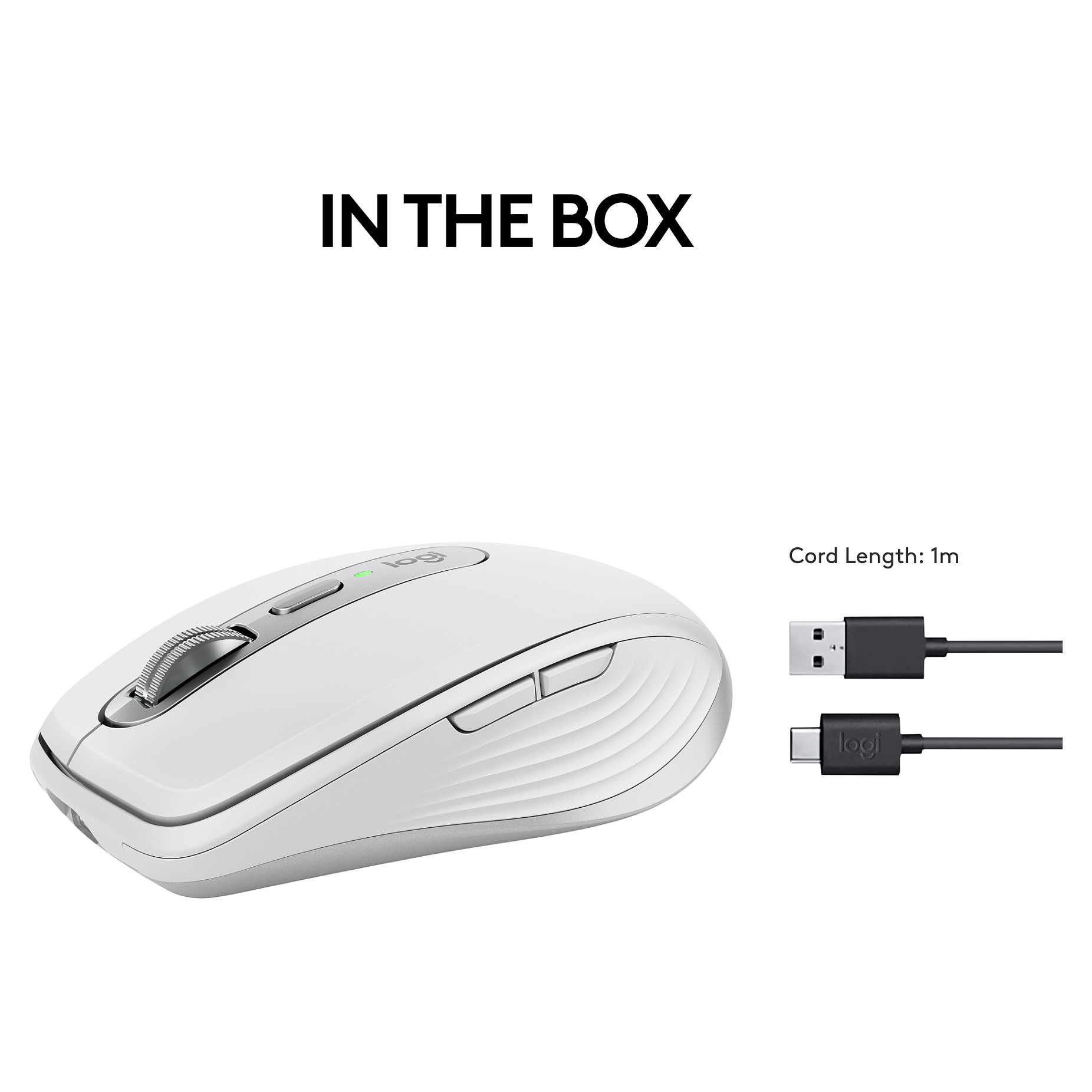 Miš LOGITECH MX Anywhere 3S - PALE GREY - 2.4GHZ/BT-19