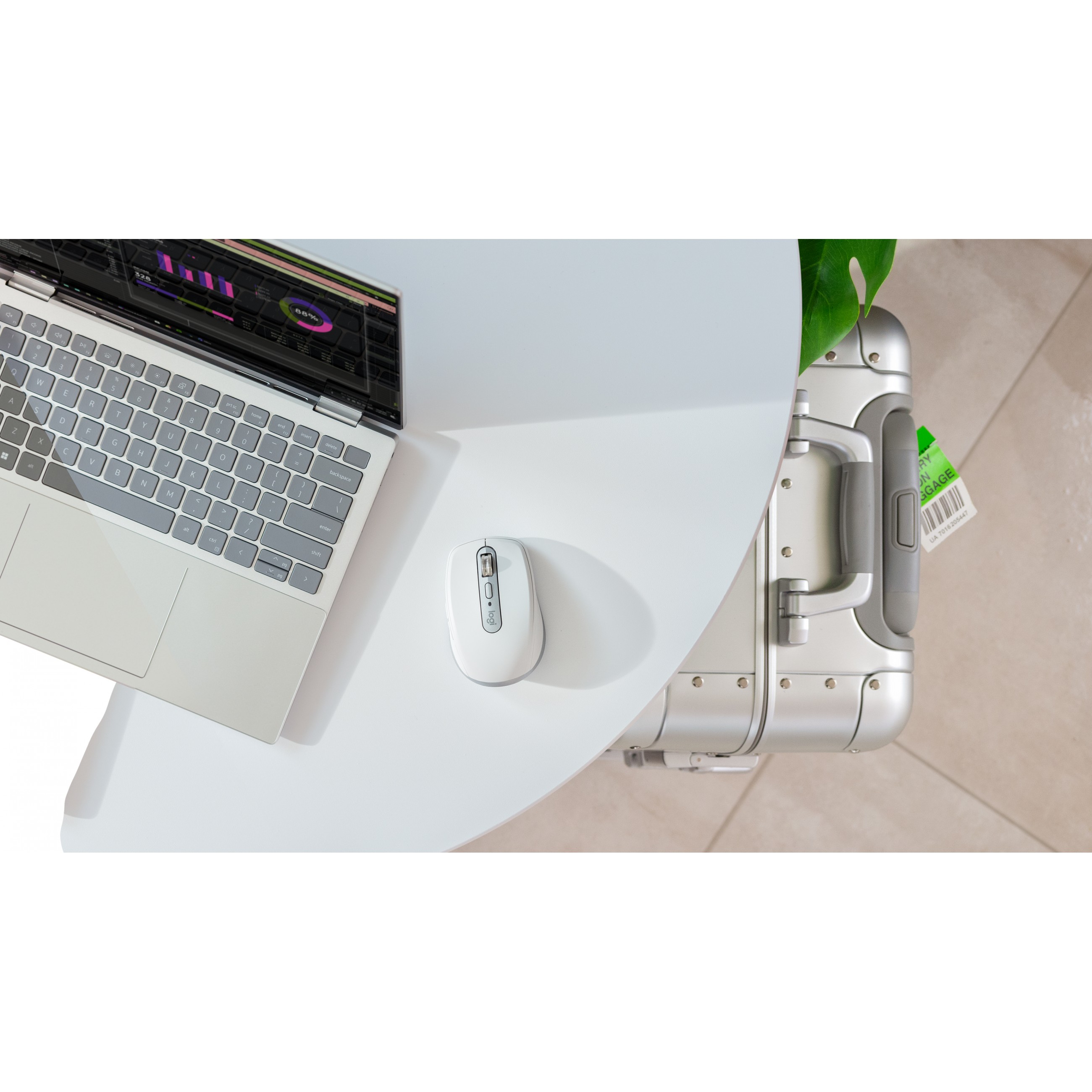 Miš LOGITECH MX Anywhere 3S - PALE GREY - 2.4GHZ/BT-11