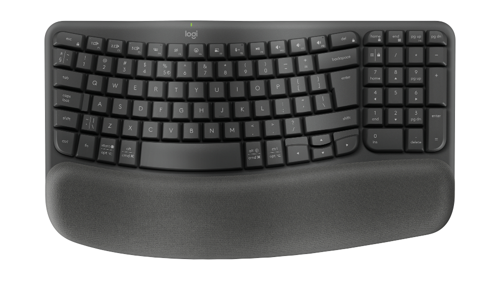 LOGITECH Wave Bluetooth ergonomic keyboard - GRAPHITE - US INTL-1