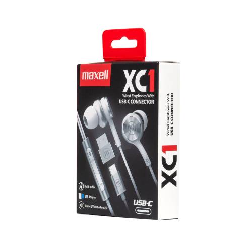 Maxell XC1 USB-C slušalice, bijele-0