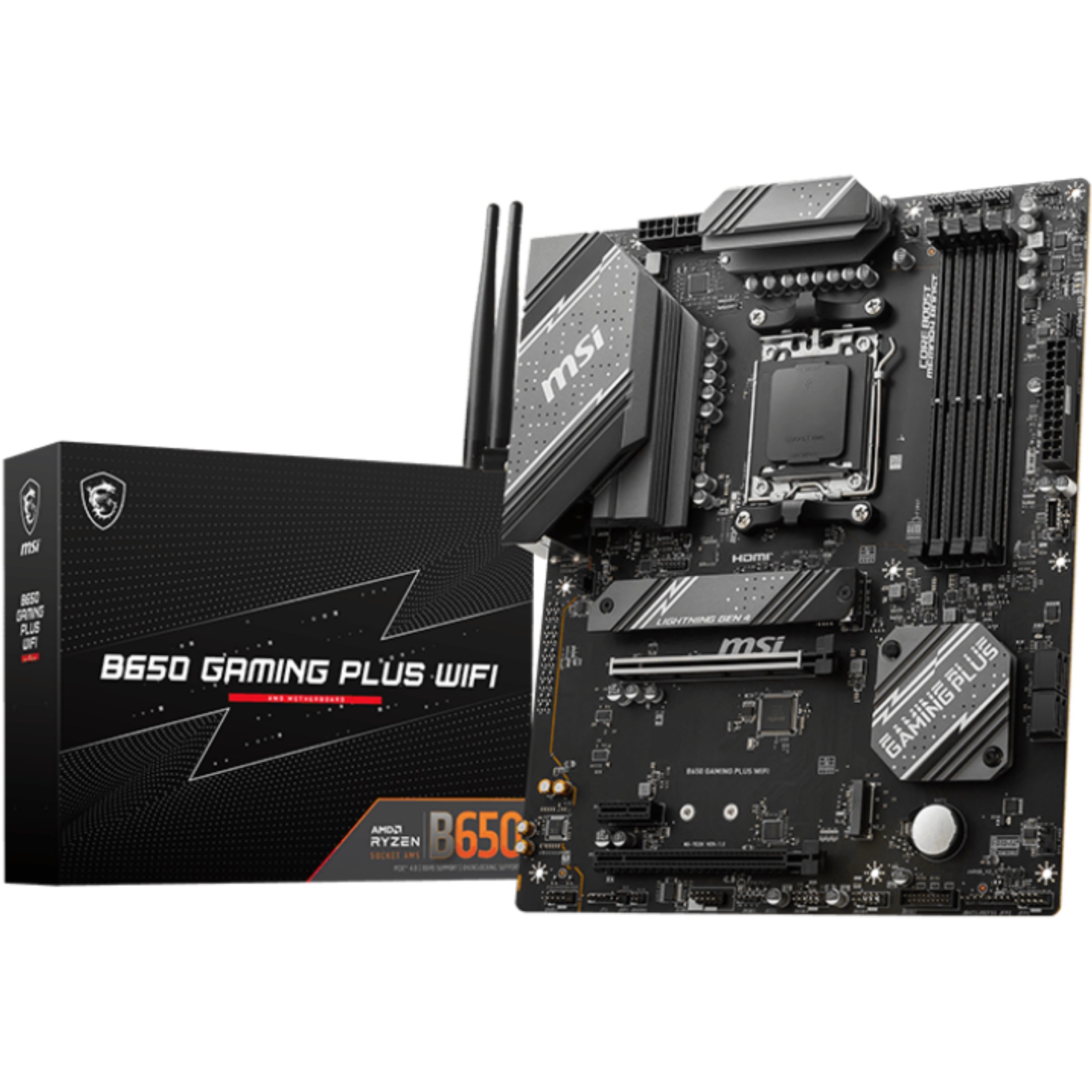 MSI MB B650 Socket AM5 4x DDR5 1x HDMI 1x DisplayPort 2x M.2 4x SATA ATX-3