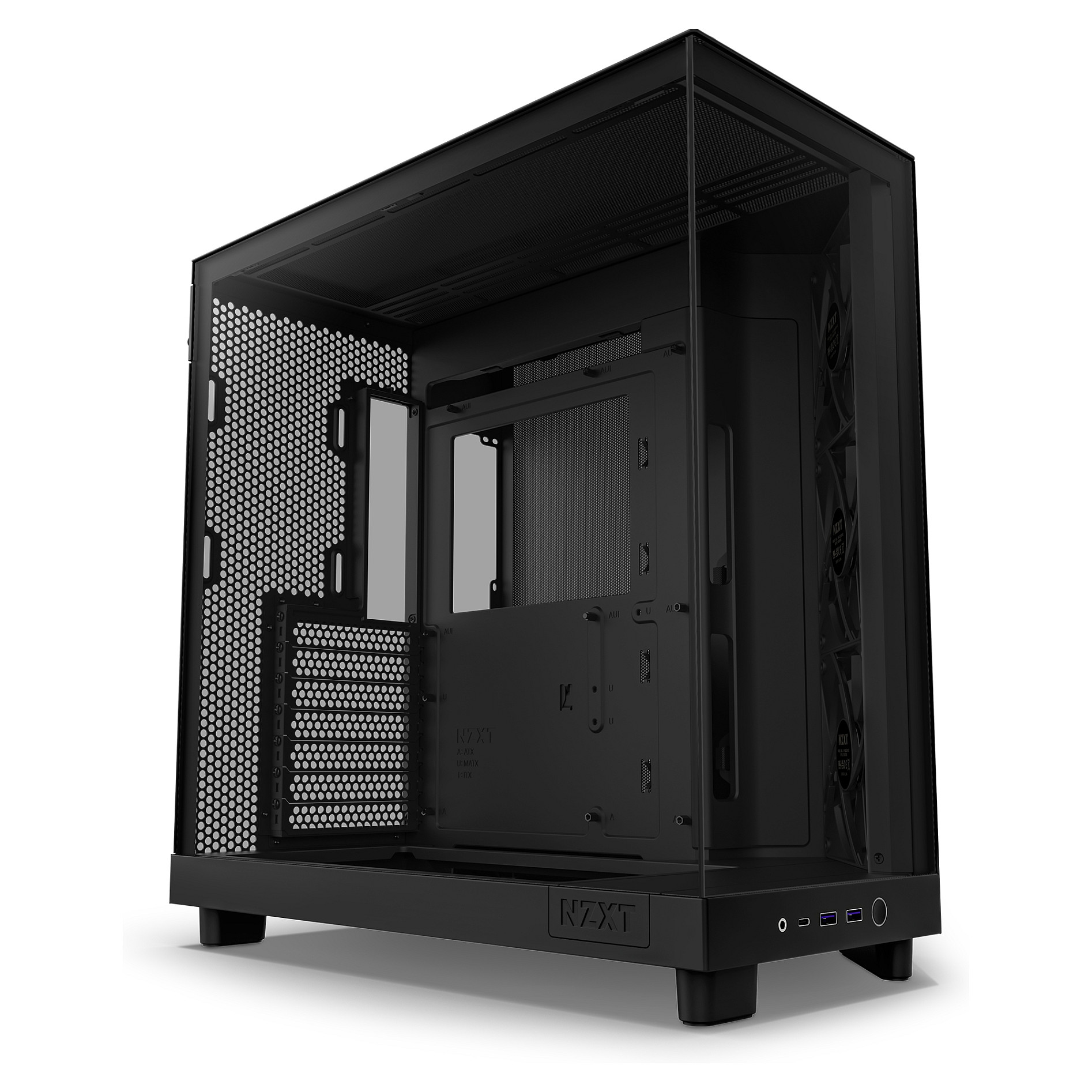 NZXT H6 Flow, crno bez napajanja, ATX-10