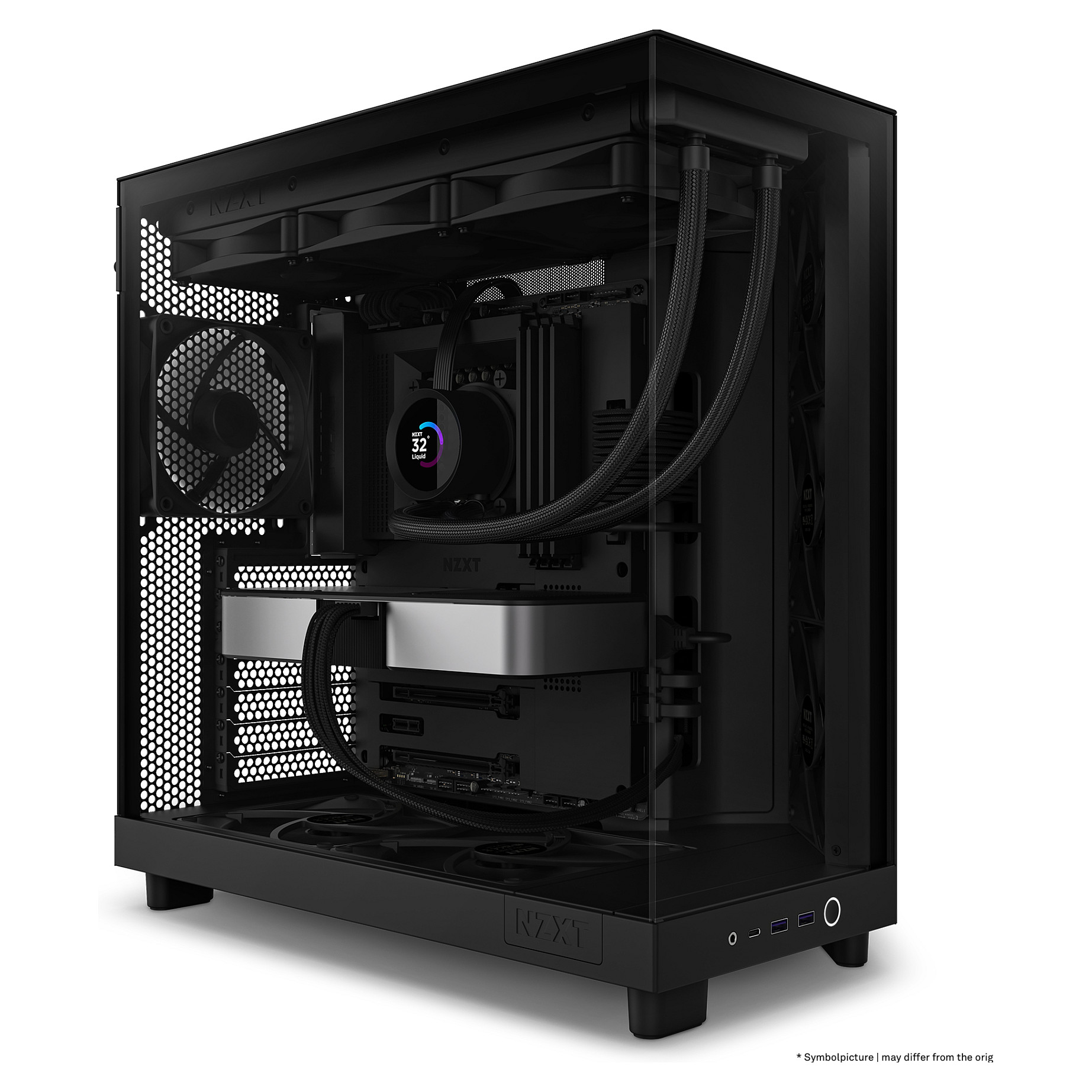 NZXT H6 Flow, crno bez napajanja, ATX-11