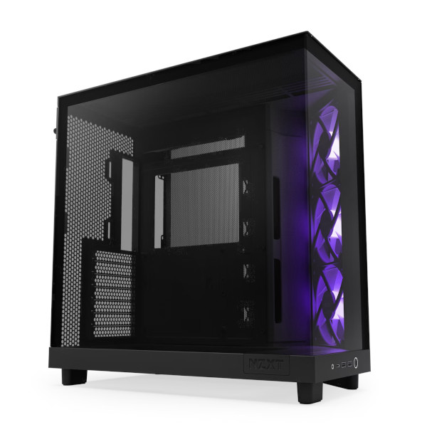 NZXT H6 Flow RGB, crno bez napajanja, ATX-0