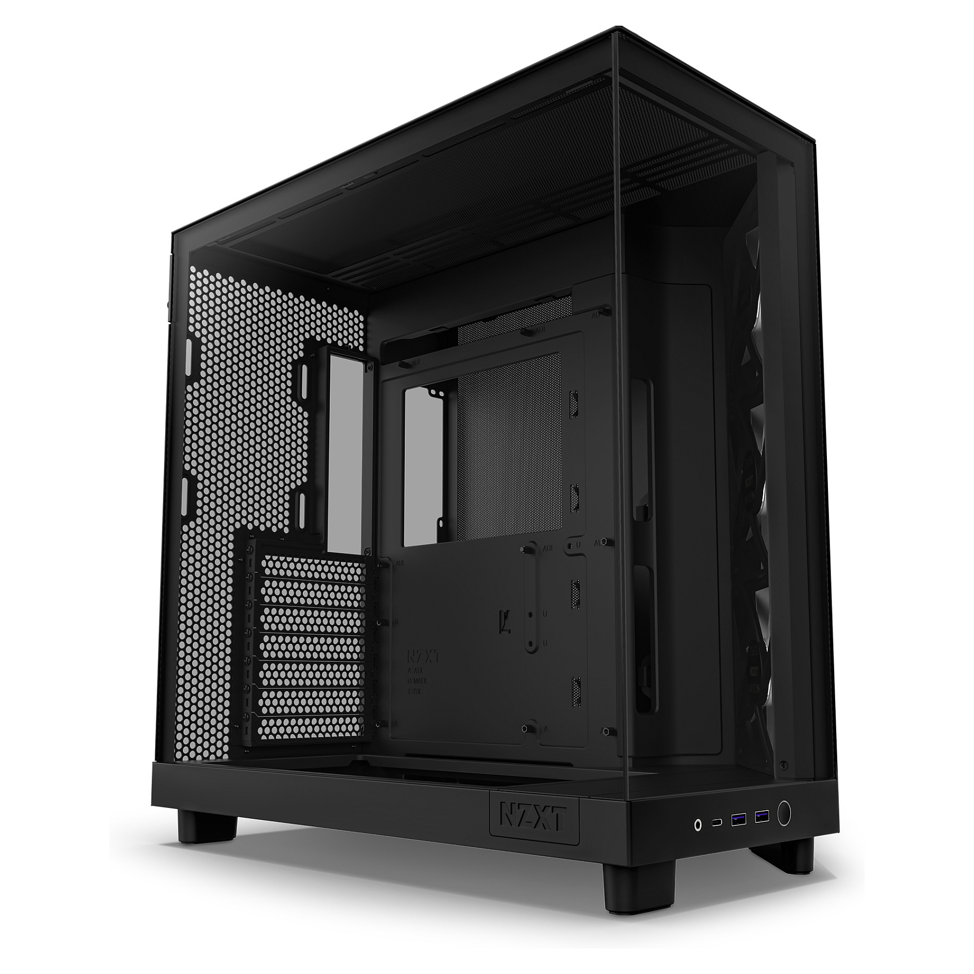 NZXT H6 Flow RGB, crno bez napajanja, ATX-2