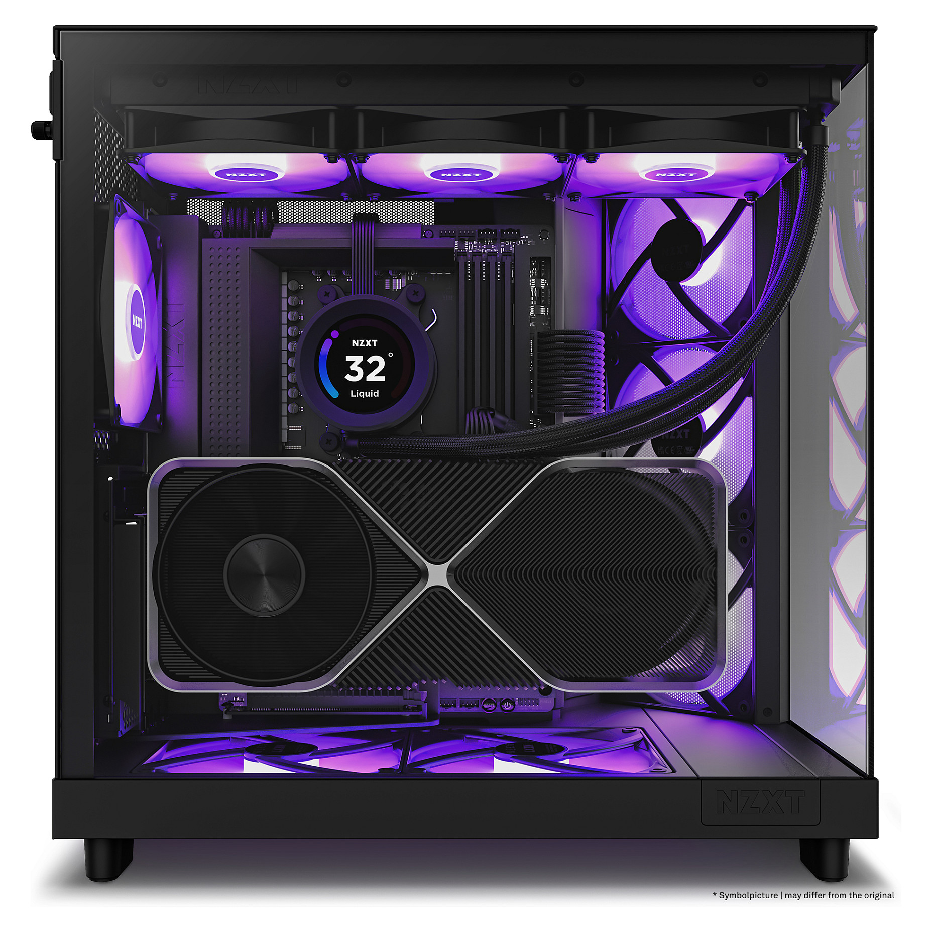 NZXT H6 Flow RGB, crno bez napajanja, ATX-5