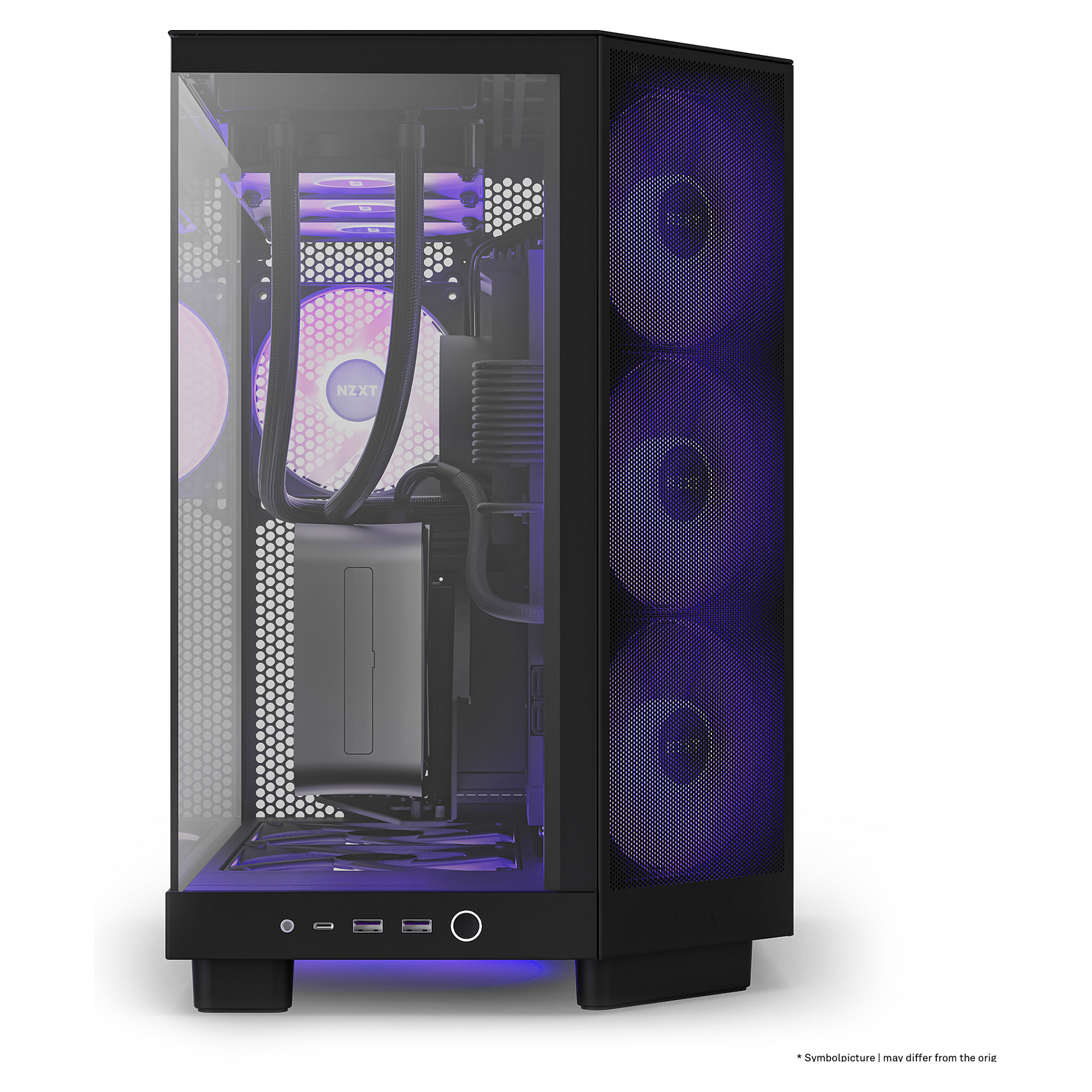 NZXT H6 Flow RGB, crno bez napajanja, ATX-11