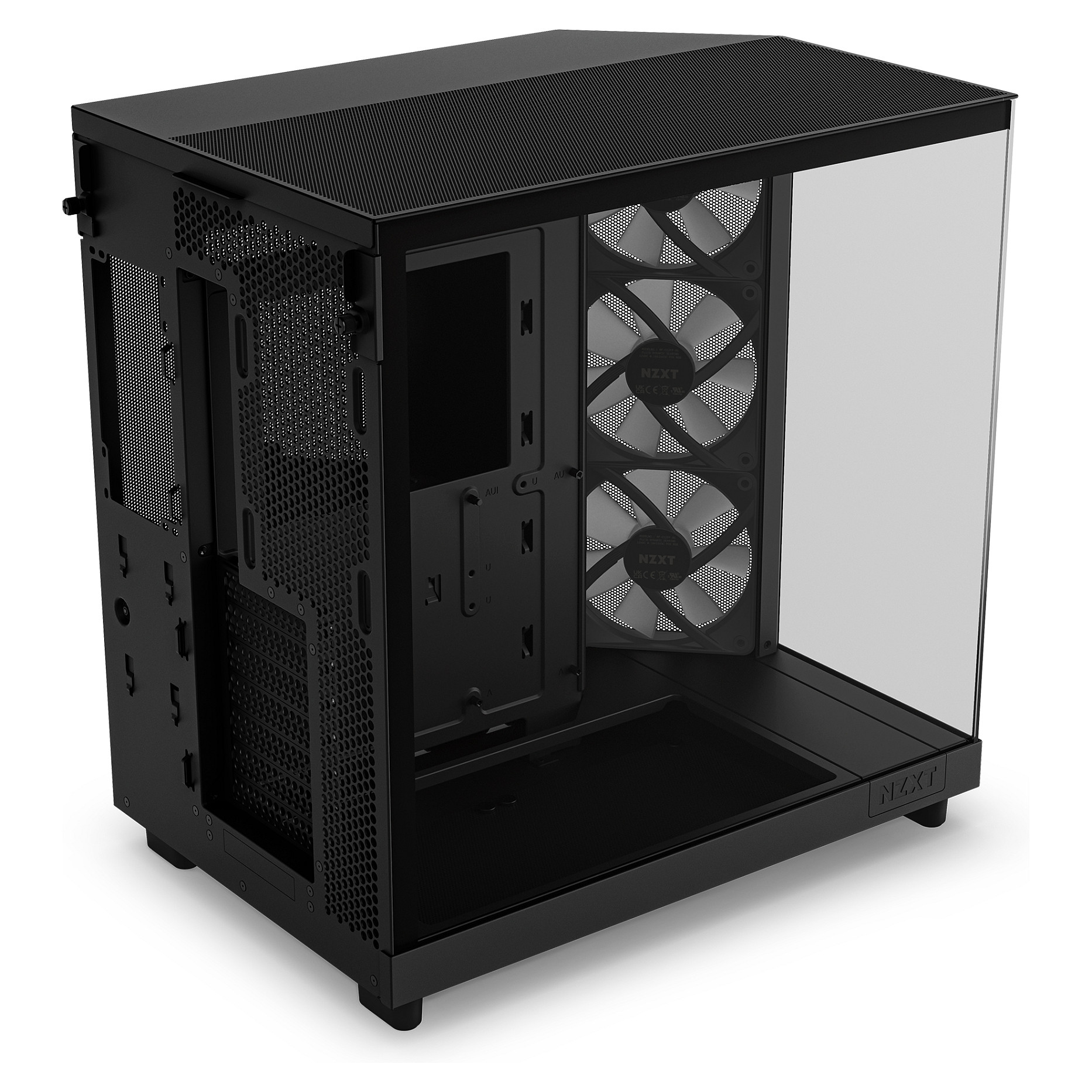 NZXT H6 Flow RGB, crno bez napajanja, ATX-14