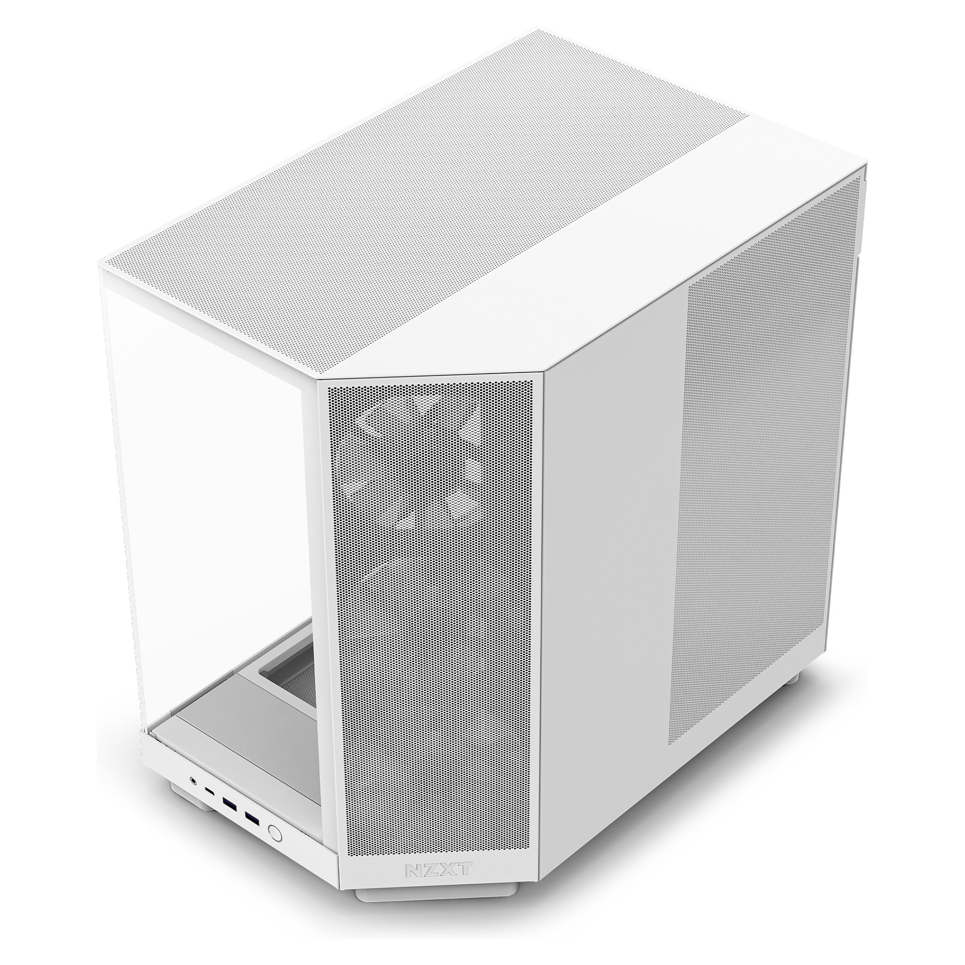 Kućište za PC NZXT H6 Flow RGB bijelo bez napajanja, ATX-15