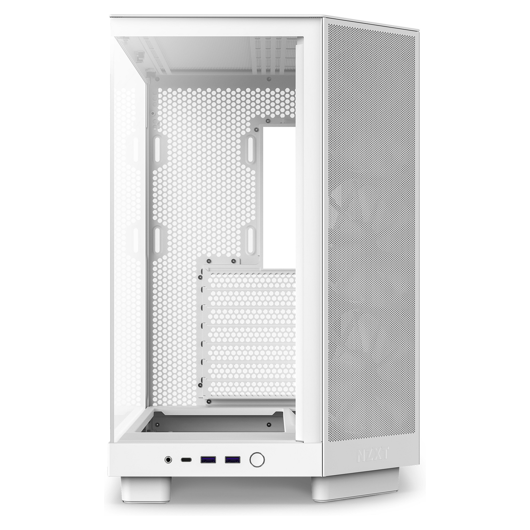 Kućište za PC NZXT H6 Flow bijelo bez napajanja ATX-0