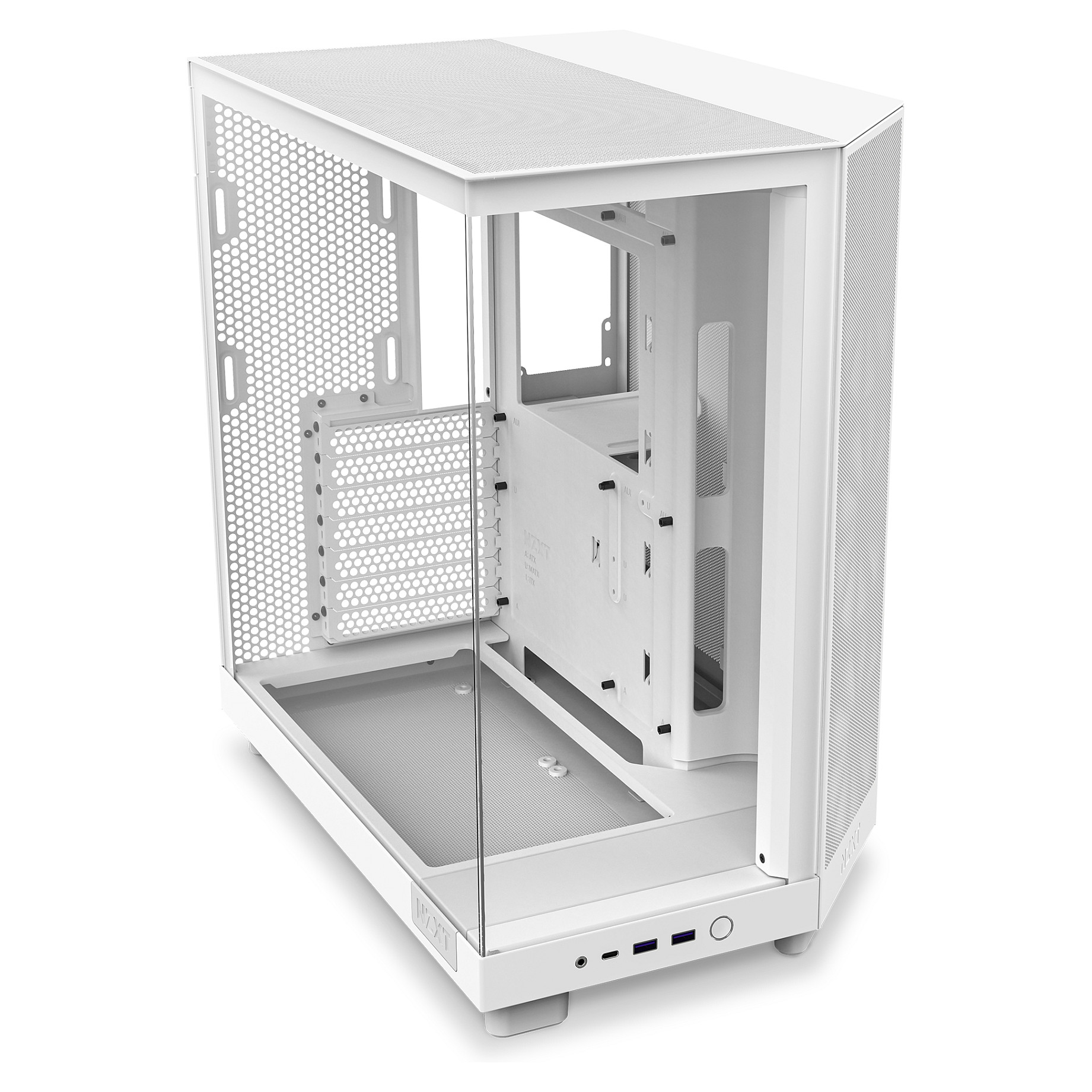 Kućište za PC NZXT H6 Flow bijelo bez napajanja ATX-11