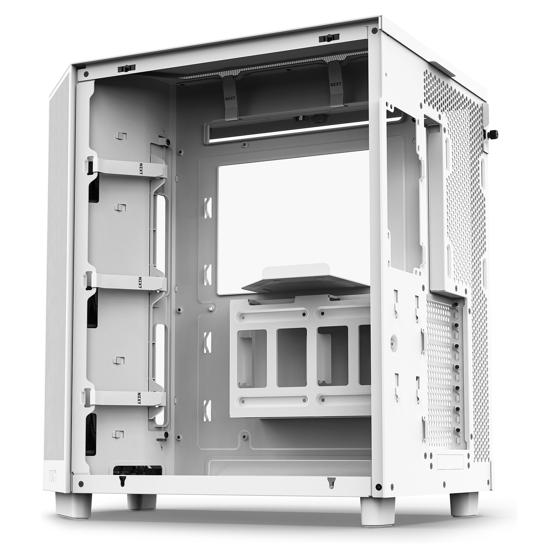 Kućište za PC NZXT H6 Flow bijelo bez napajanja ATX-14