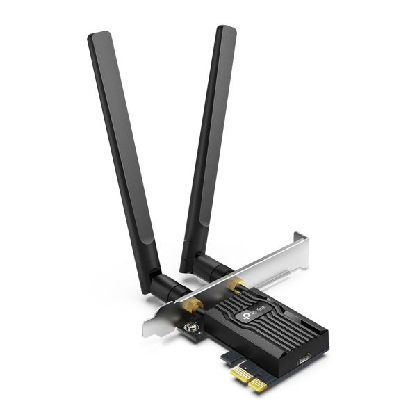 TP-Link AX3000 Archer TX55E bežični Dual-Band Wi-Fi 6 BT5.2 PCI-E adapter 574Mbps/2402Mbps (2.4GHz/5GHz), 802.11ax/ac/n/a/g/b, 2× dual band antene-0